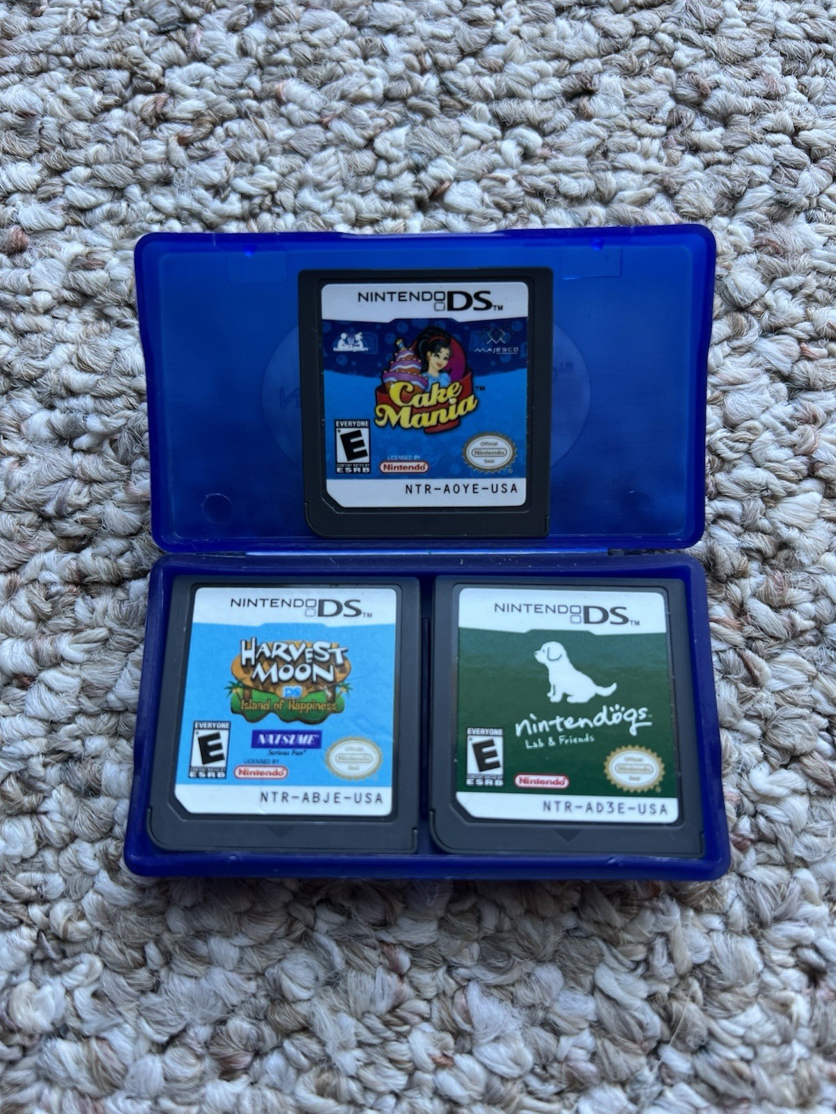 ⭐️Nintendo DS Lot of Games Nintendogs Harvest Moon Cake Mania Cartridges Only⭐️