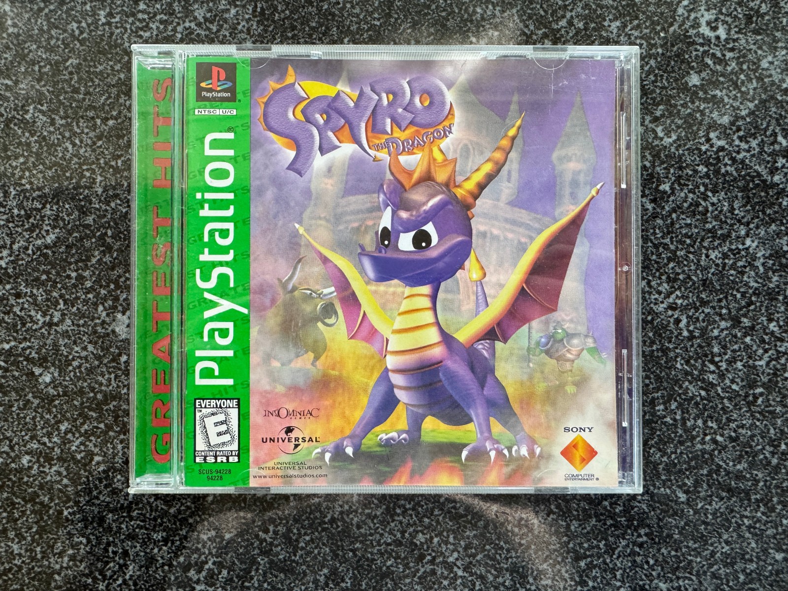 Spyro the Dragon (PlayStation 1 PS1) Greatest Hits – CIB excellent condition