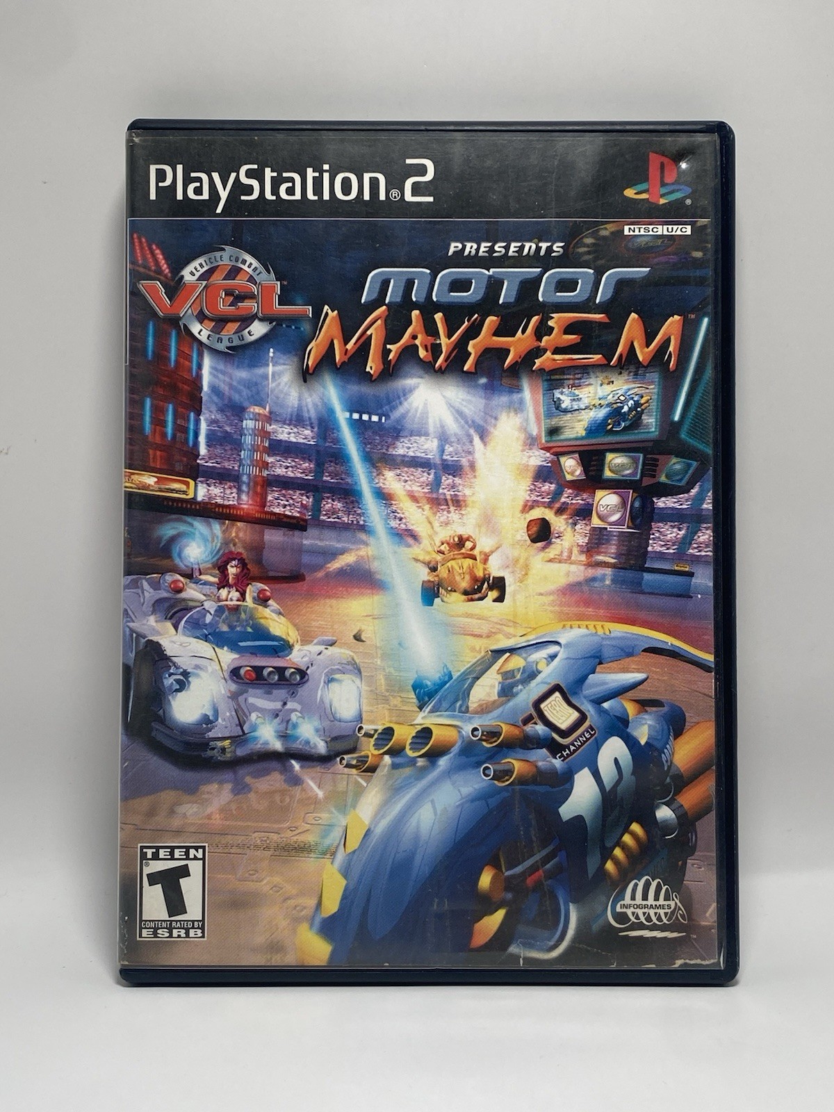 Motor Mayhem: Vehicular Combat League (Sony PlayStation 2 PS2, 2001)