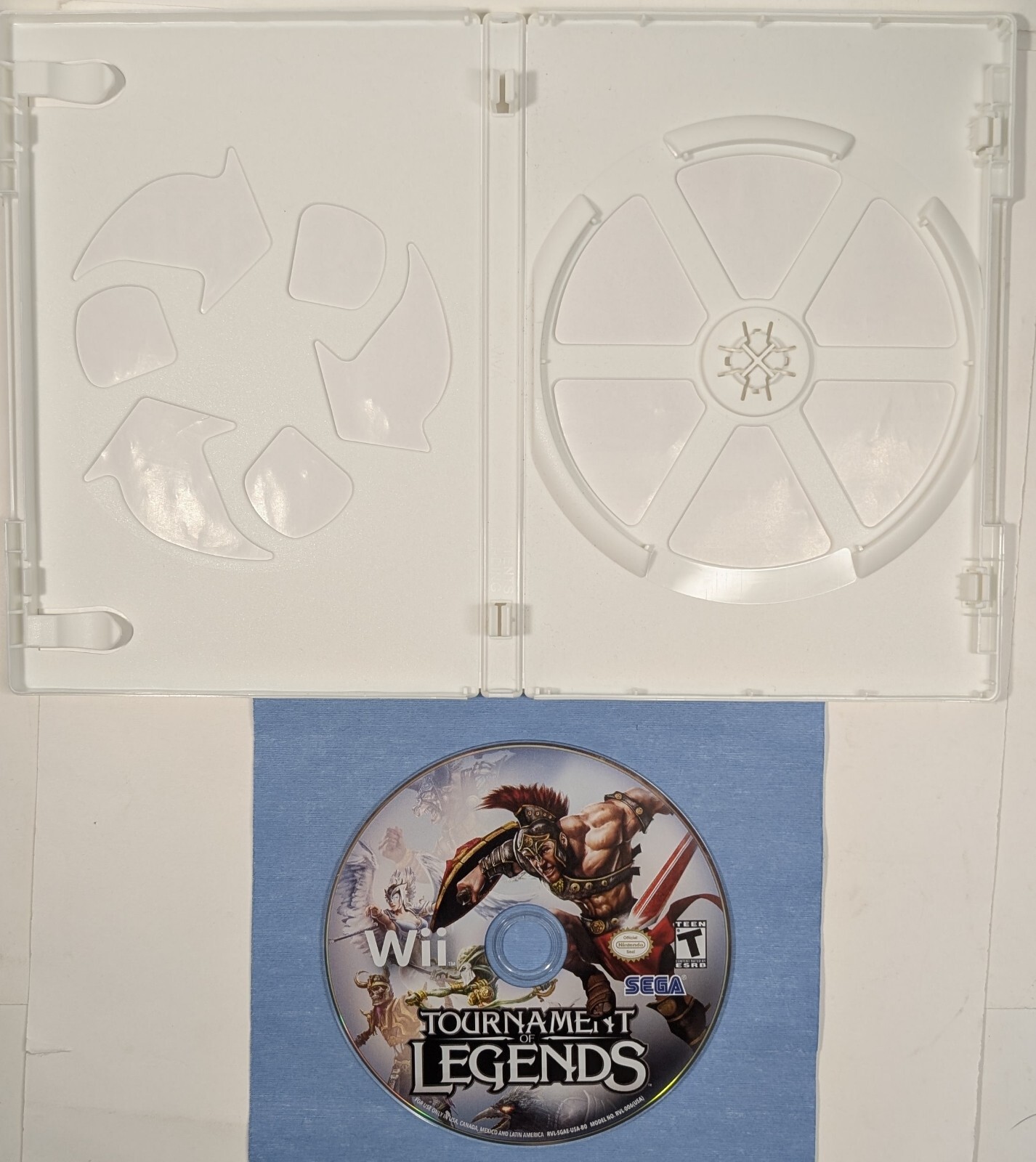 Tournament of Legends Nintendo Wii Tested and Working no manual