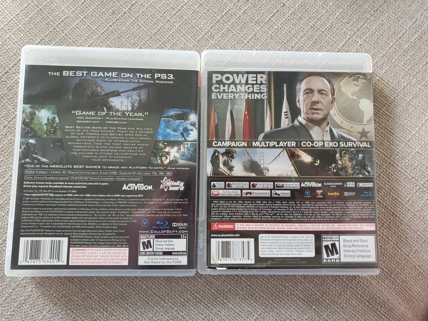 Playstation 3 FPS Games Lot (CIB)