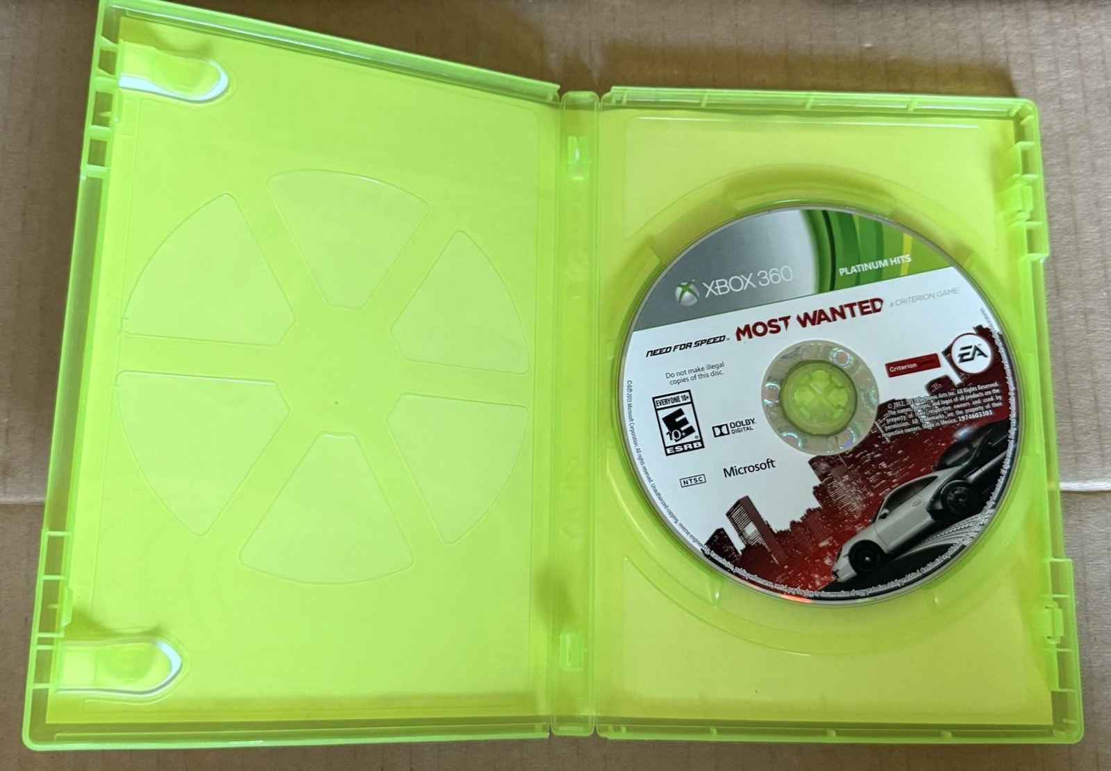 Need for Speed: Most Wanted – Platinum Hits ( Xbox 360, 2012) – Tested