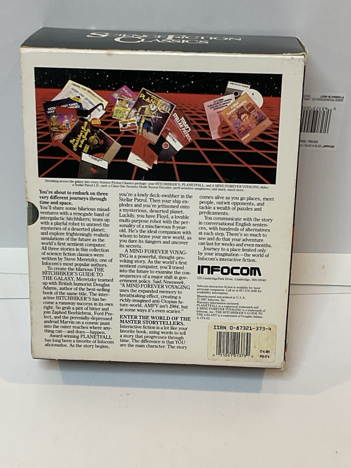 Vintage Infocom Science Fiction Classics IBM PC Hitchhiker’s Guide Planetfall +