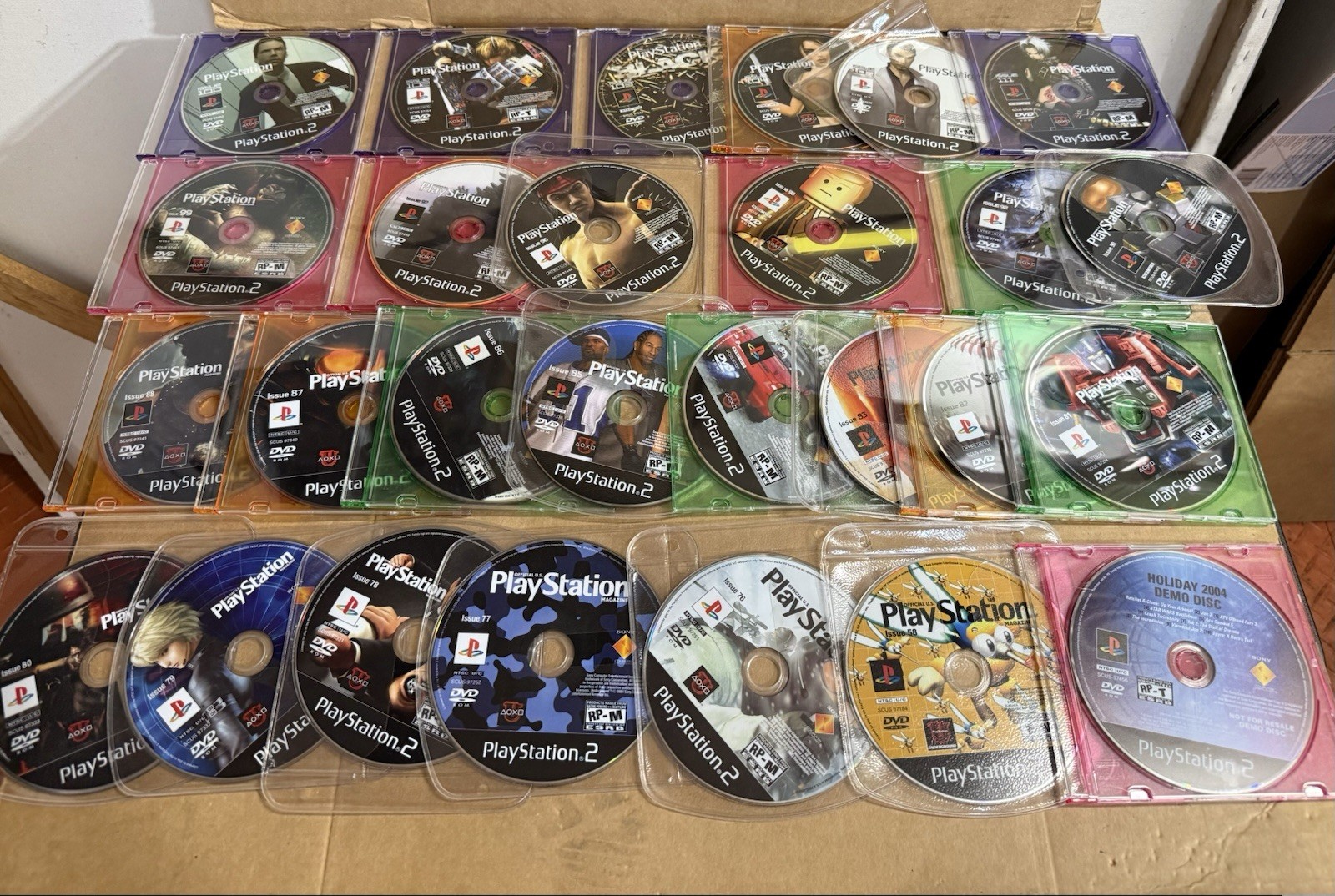 Lot 27 – Official U.S. Playstation 2 (PS2) Demo Discs 70s-111 Mixed