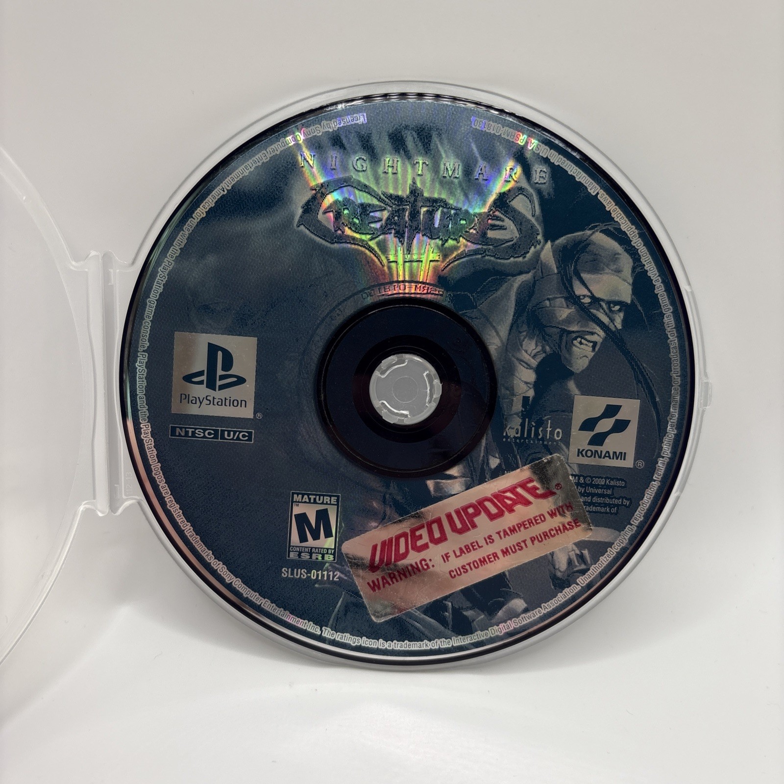 Nightmare Creatures II (Playstation 1) Disc Only