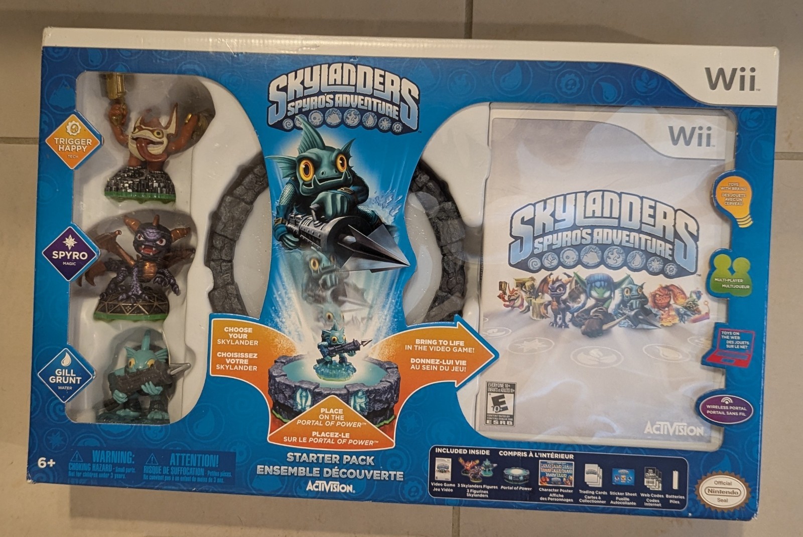 Nintendo Wii Skylanders Spyro’s Adventure Starter Pack (J4335G)