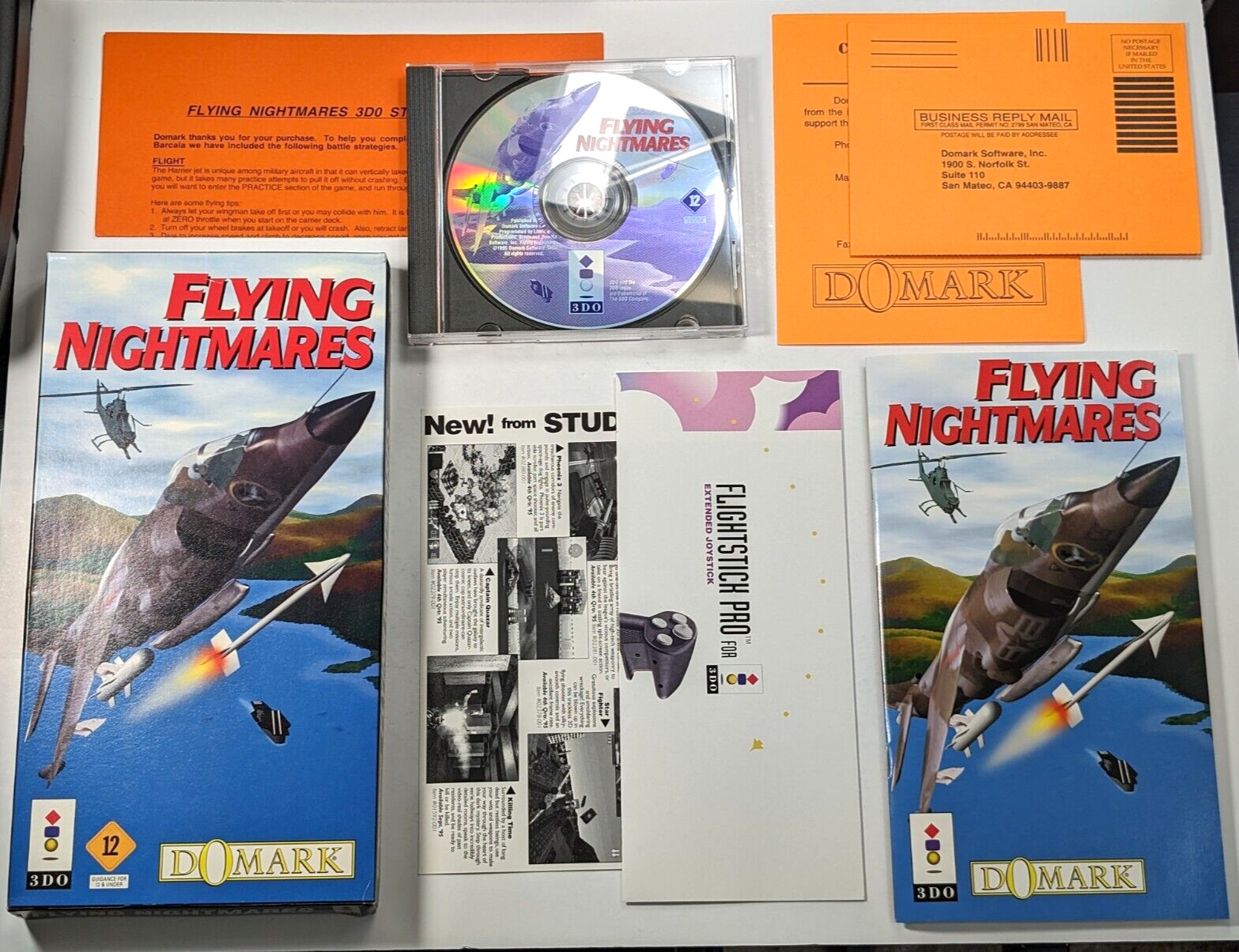 Flying Nightmares 3DO complete in box authentic