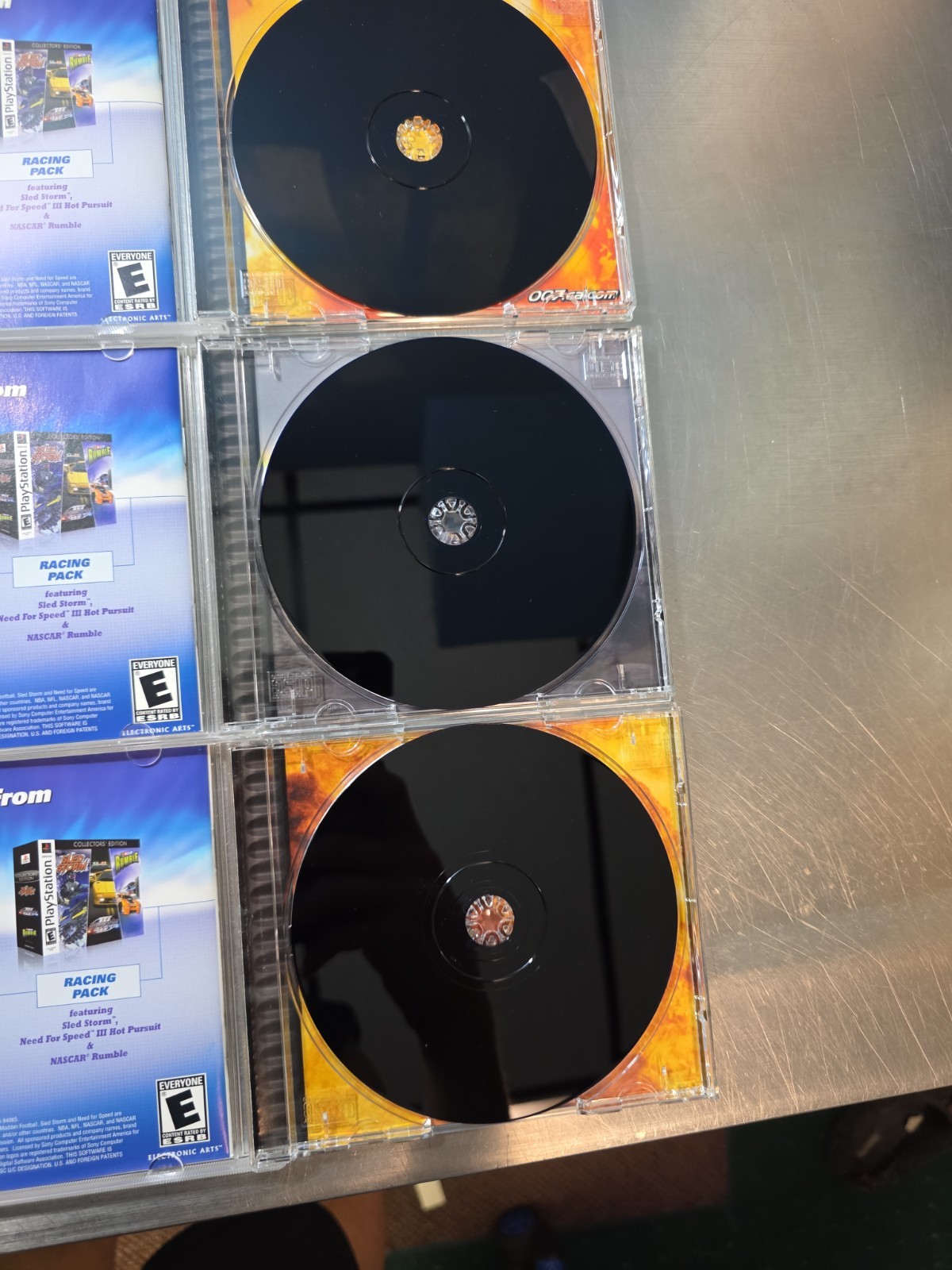 PlayStation 1 Collector’s Edition EA 3-Pack: 007 Racing, Medal of Honor, 007 Tom
