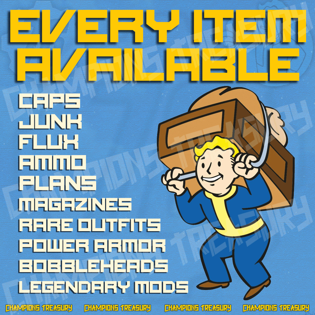 FALLOUT 76 [PC] ANY JUNK/FLUX/CAPS BUNDLES OF YOUR CHOICE