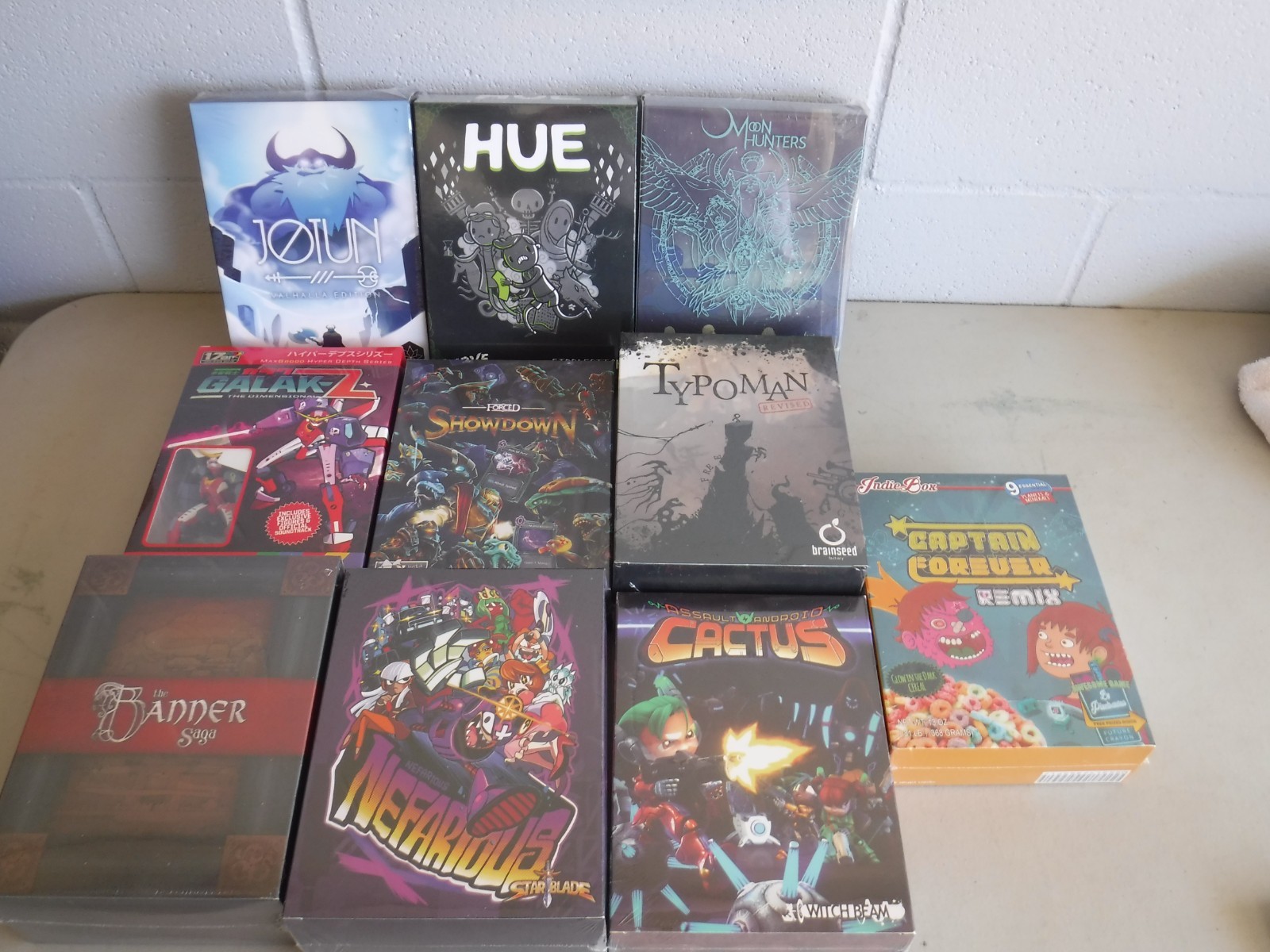 Indiebox PC Game Bundle of 10 NEW Nefarious Banner Sage Android Cactus Typoman