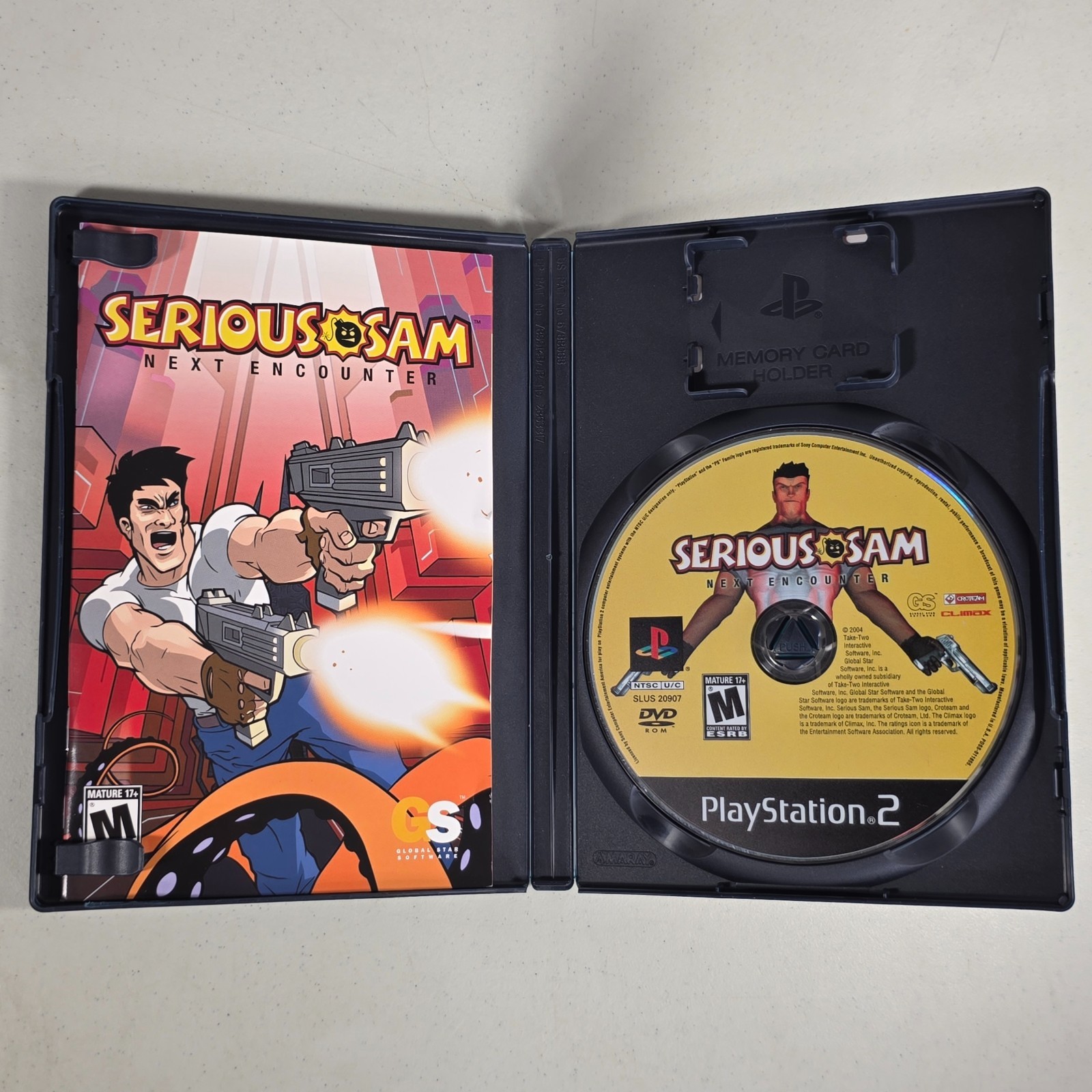 Serious Sam Next Encounter Sony PlayStation 2 Complete CIB W/Manual Registration