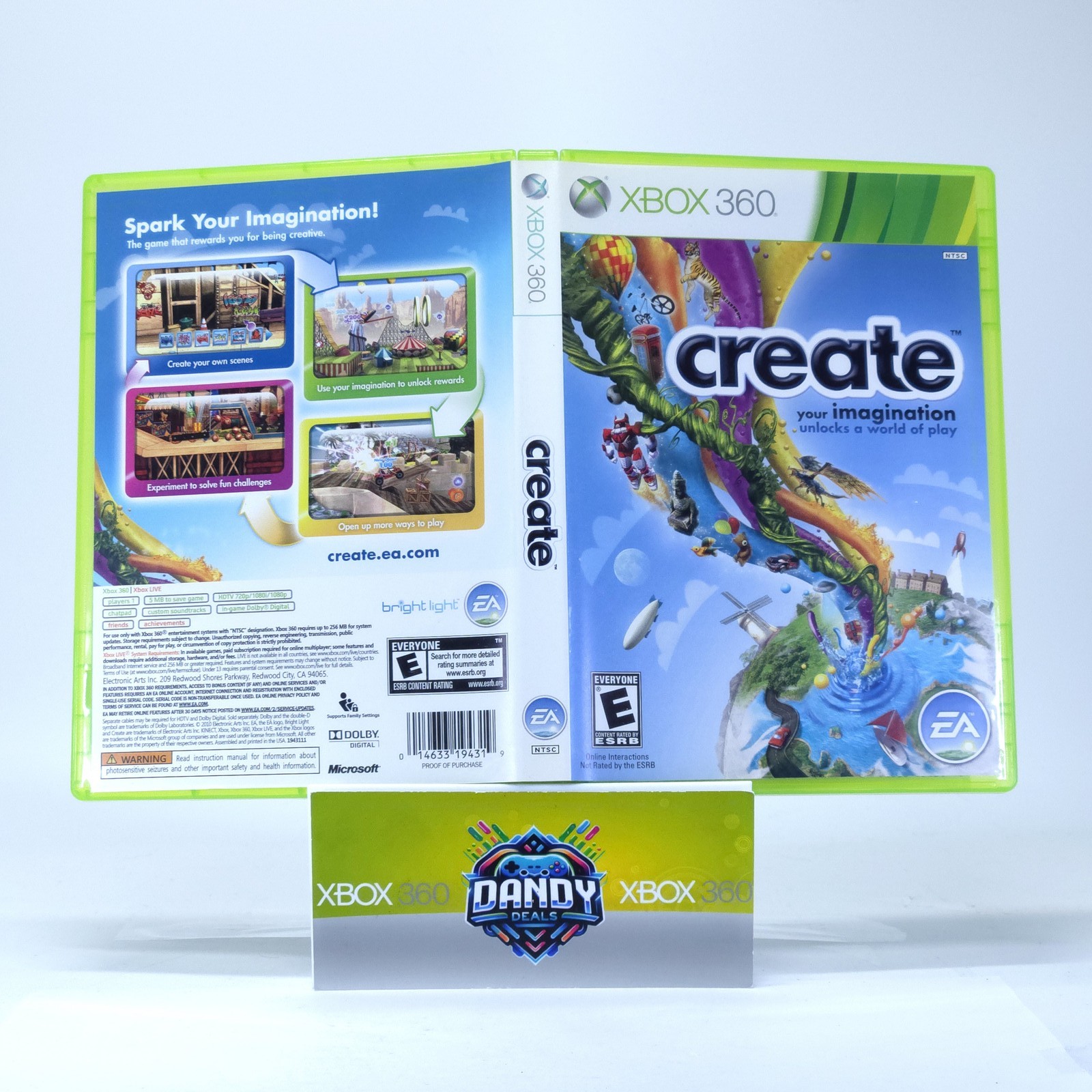 Create CIB W/ Manual – Xbox 360