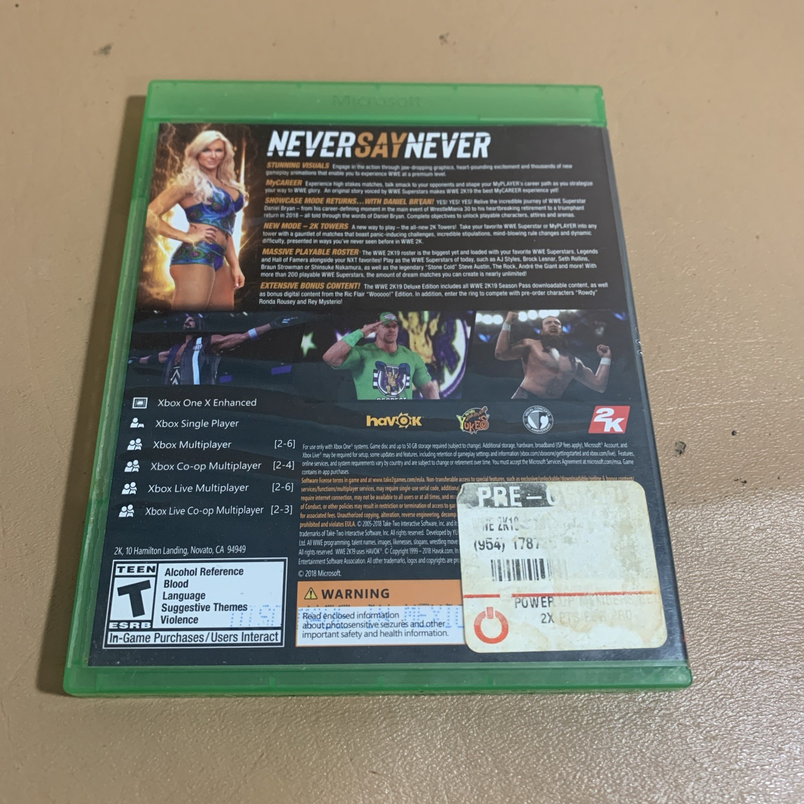 WWE 2K19 – Deluxe Edition – Microsoft Xbox One CIB Complete W Manual