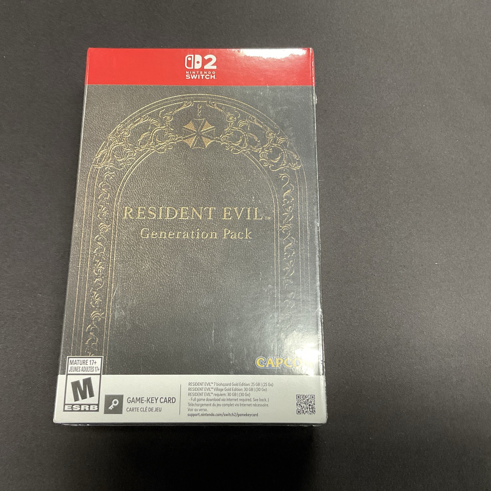 Resident Evil Generation Pack – Nintendo Switch 2 Game Key Card