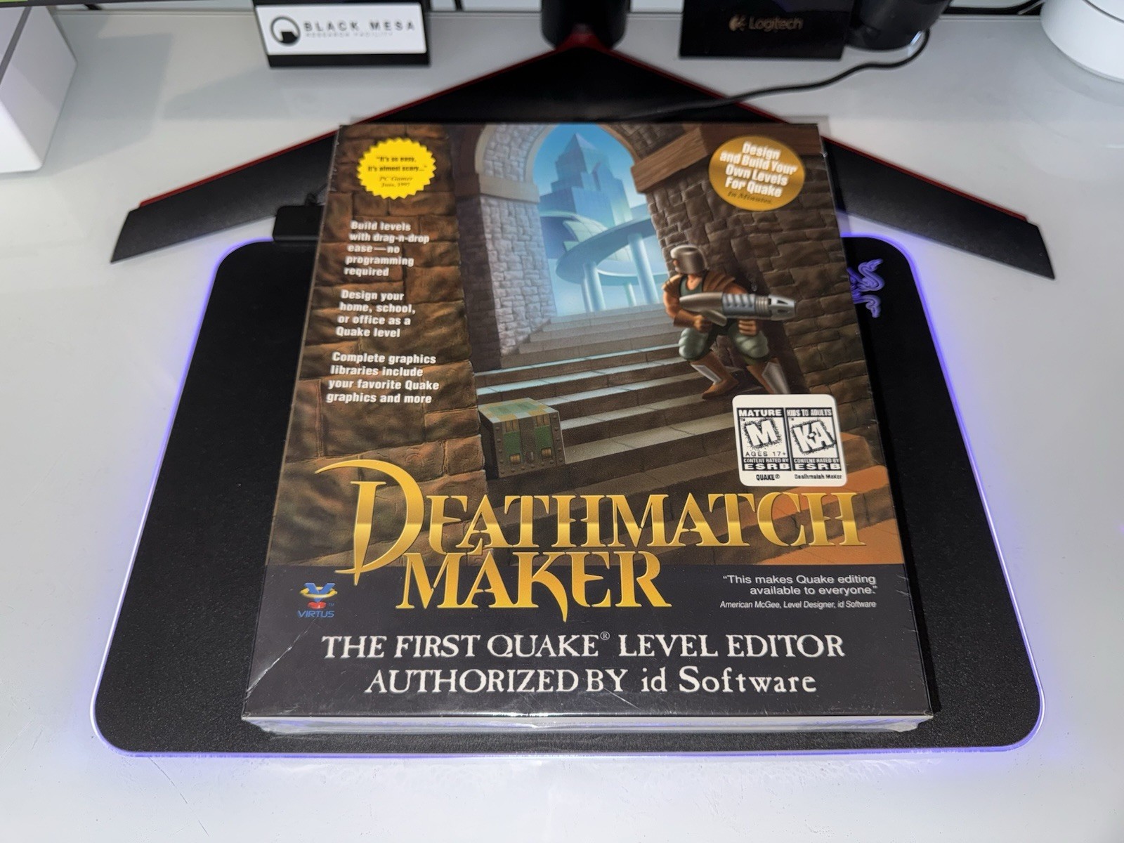 Quake Deathmatch Maker PC 1997 Big Box Game CD-ROM WizardWorks Sealed Brand New