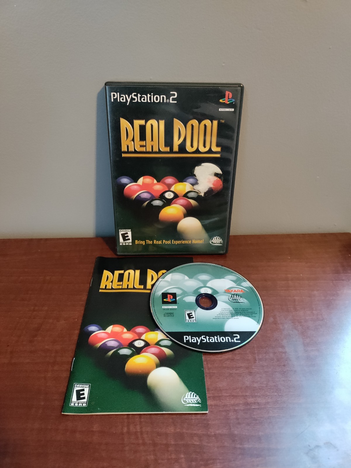 Real Pool (Sony PlayStation 2, PS2, 2000) – Complete. Tested