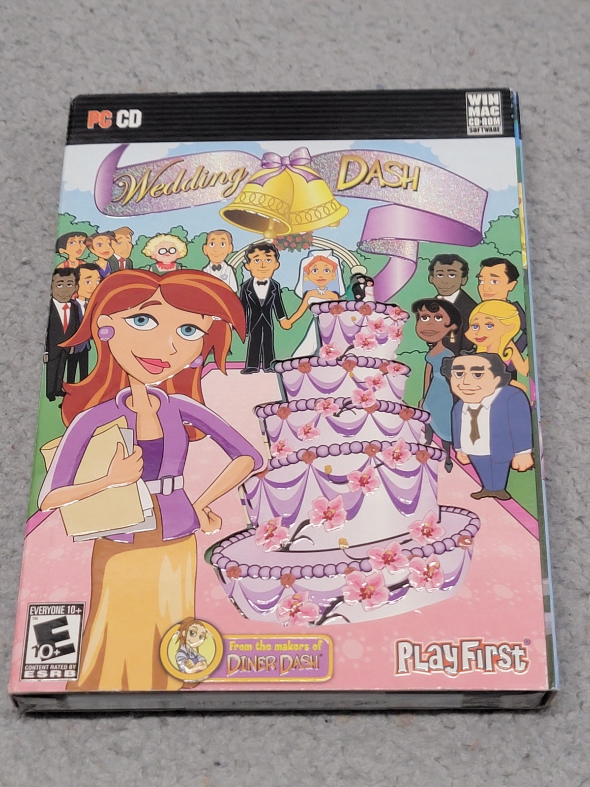 Wedding Dash PC Mac CD-ROM Game Sealed PlayFirst 2007 Sim Strategy