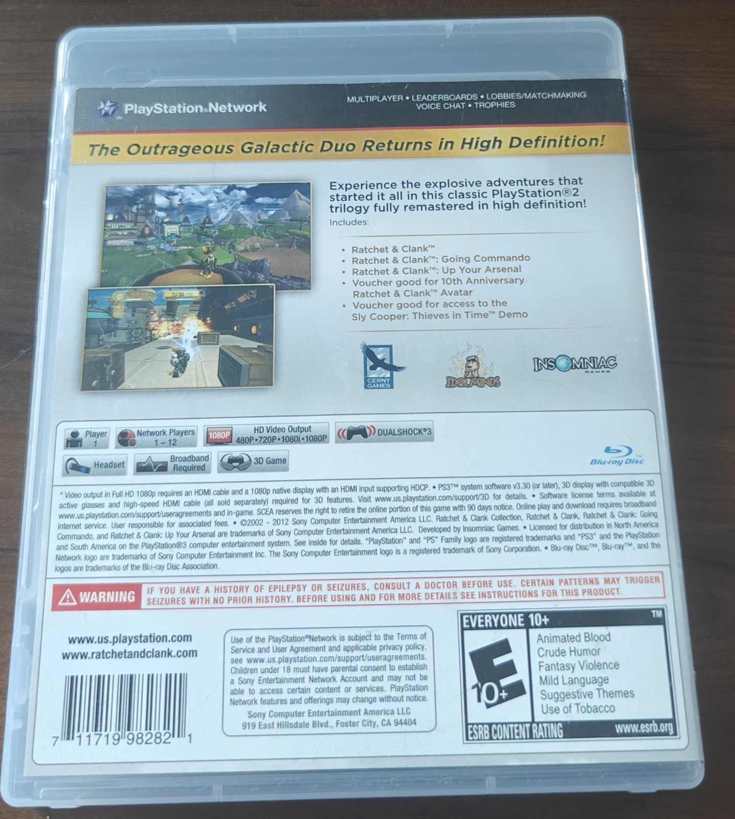 Ratchet & Clank Collection – Sony PS3 – Tested