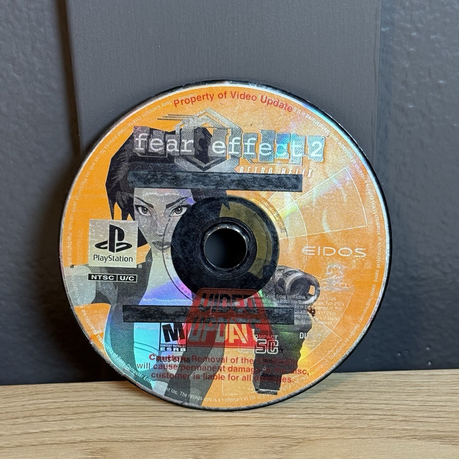 Fear Effect 2 Retro Helix Disc 1 Sony PlayStation 1 PS1 PSX Game Disc Only