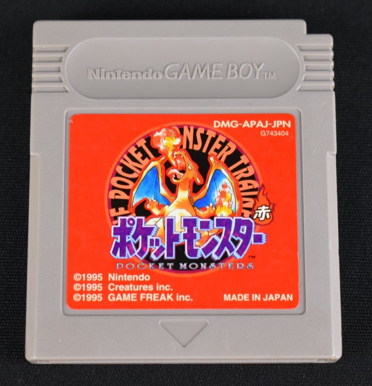Japanese Pocket Monsters Red Pokemon Game Boy Game US Seller Tested Saves Works
