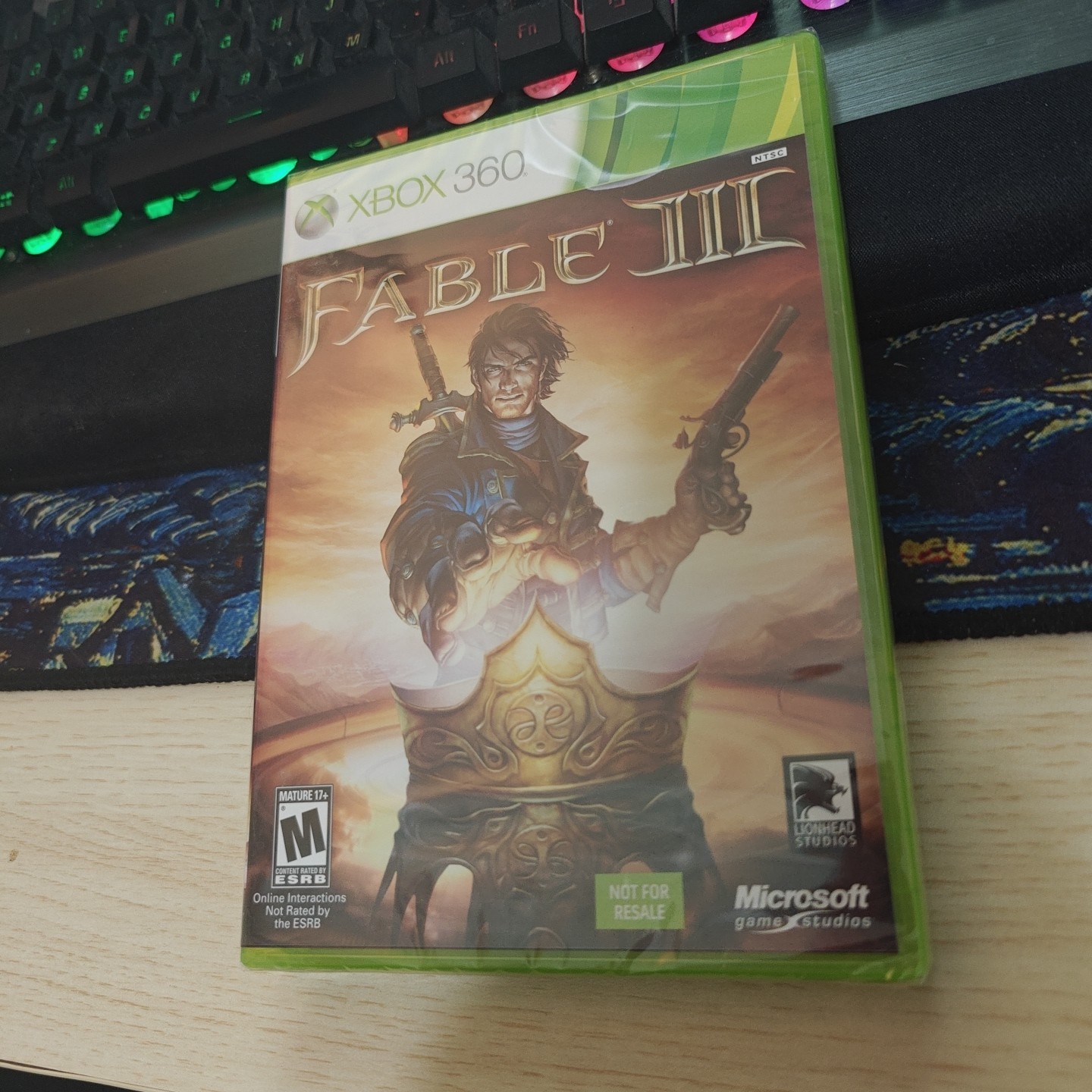Fable III Microsoft Xbox 360 – Brand New Factory Sealed – Not For Resale Edition