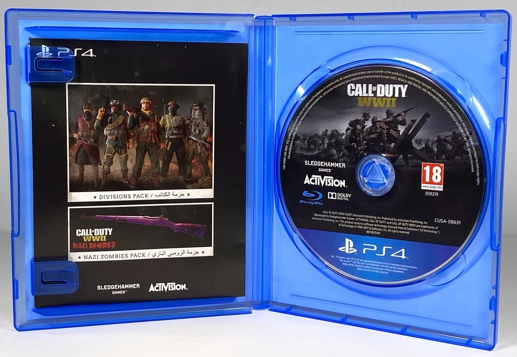 PS4 Call of Duty: WWII (Sony PlayStation 4, 2017) Internet Required