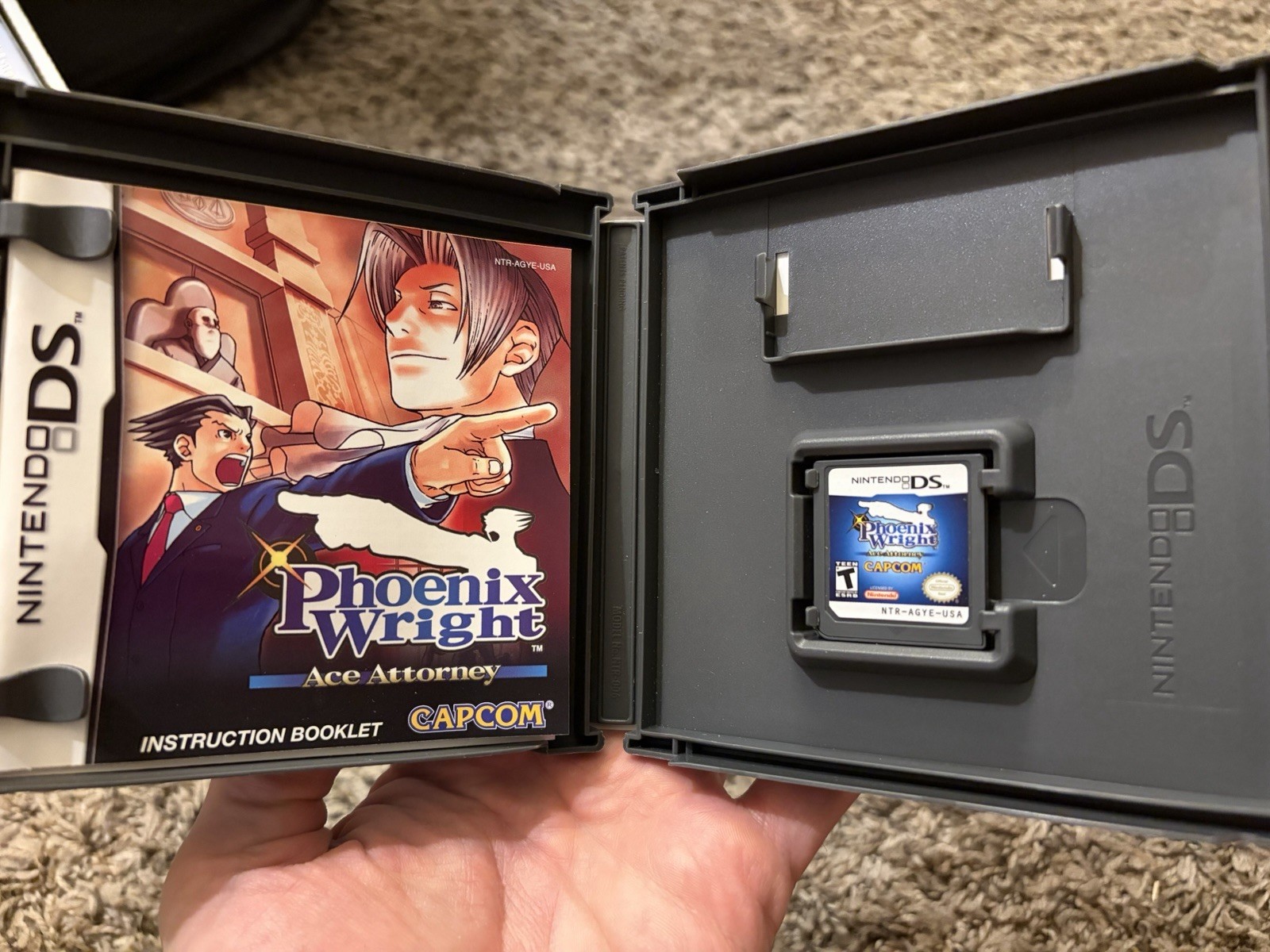 Phoenix Wright: Ace Attorney (Nintendo DS 2005) CiB w/ Manual