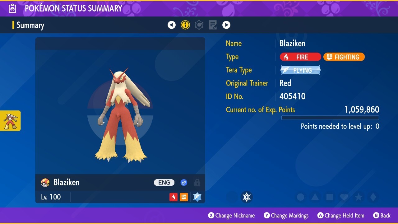 🔥6 IVs Tera Raid Blaziken Event | Pokemon Scarlet & Violet🔥Mightiest Mark