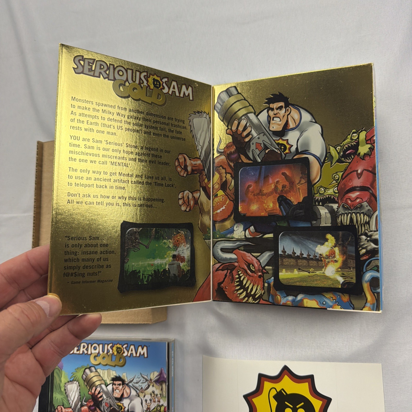 Serious Sam: Gold (PC, 2003) USA VERSION! AUTHENTIC!