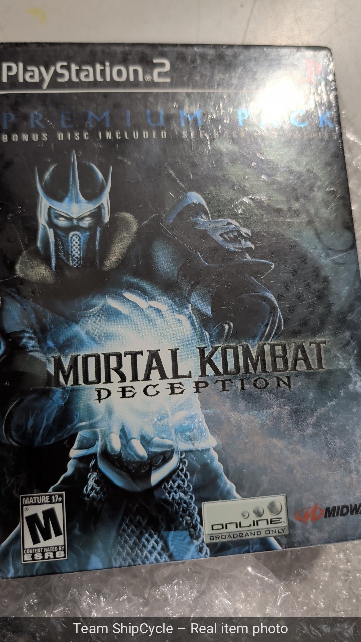 Brand PS2 Mortal Kombat Deception Premium Edition Steel Case Sealed G1N