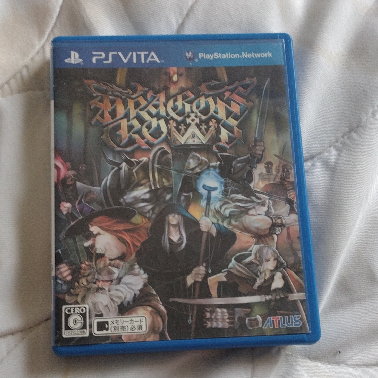 ATLUS Dragon’s Crown PS Vita NTSC-J CERO C Action & Adventure Game Manual 2013