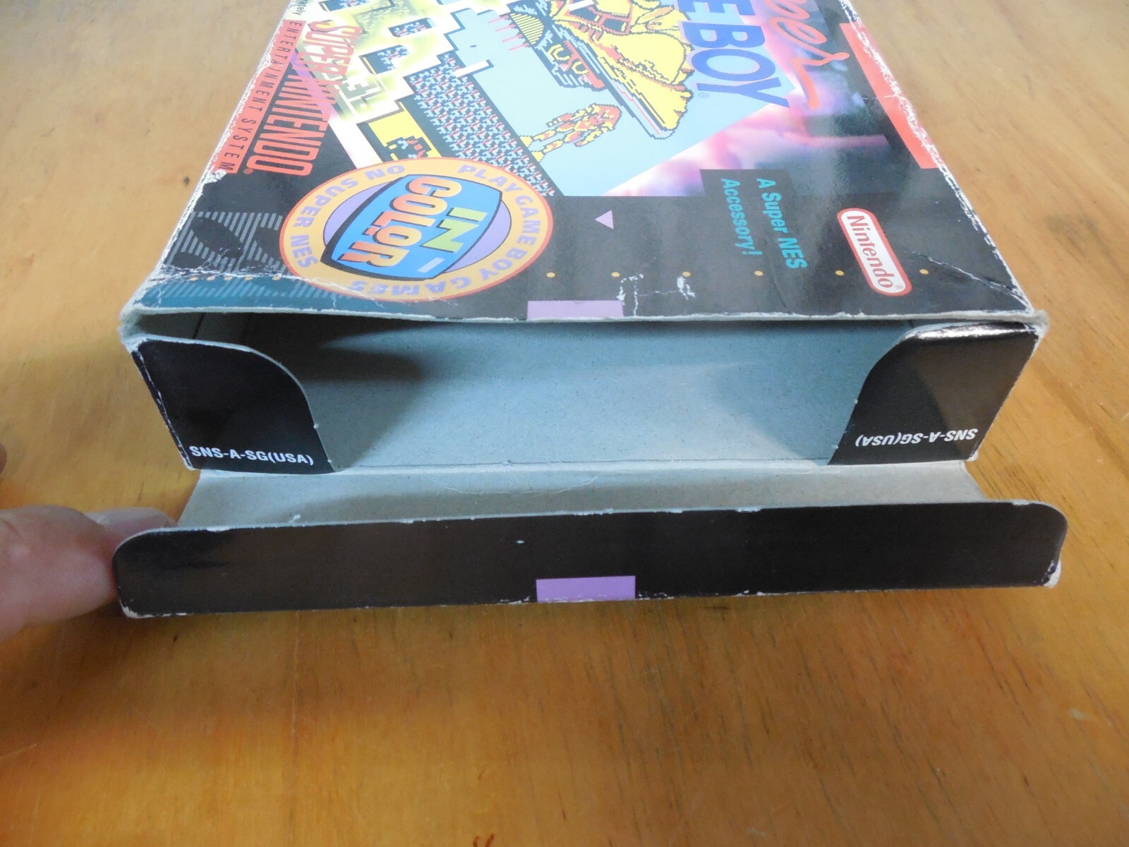 SNES Super Nintendo GAMEBOY Game System Accessory w/ Original Box & Packaging