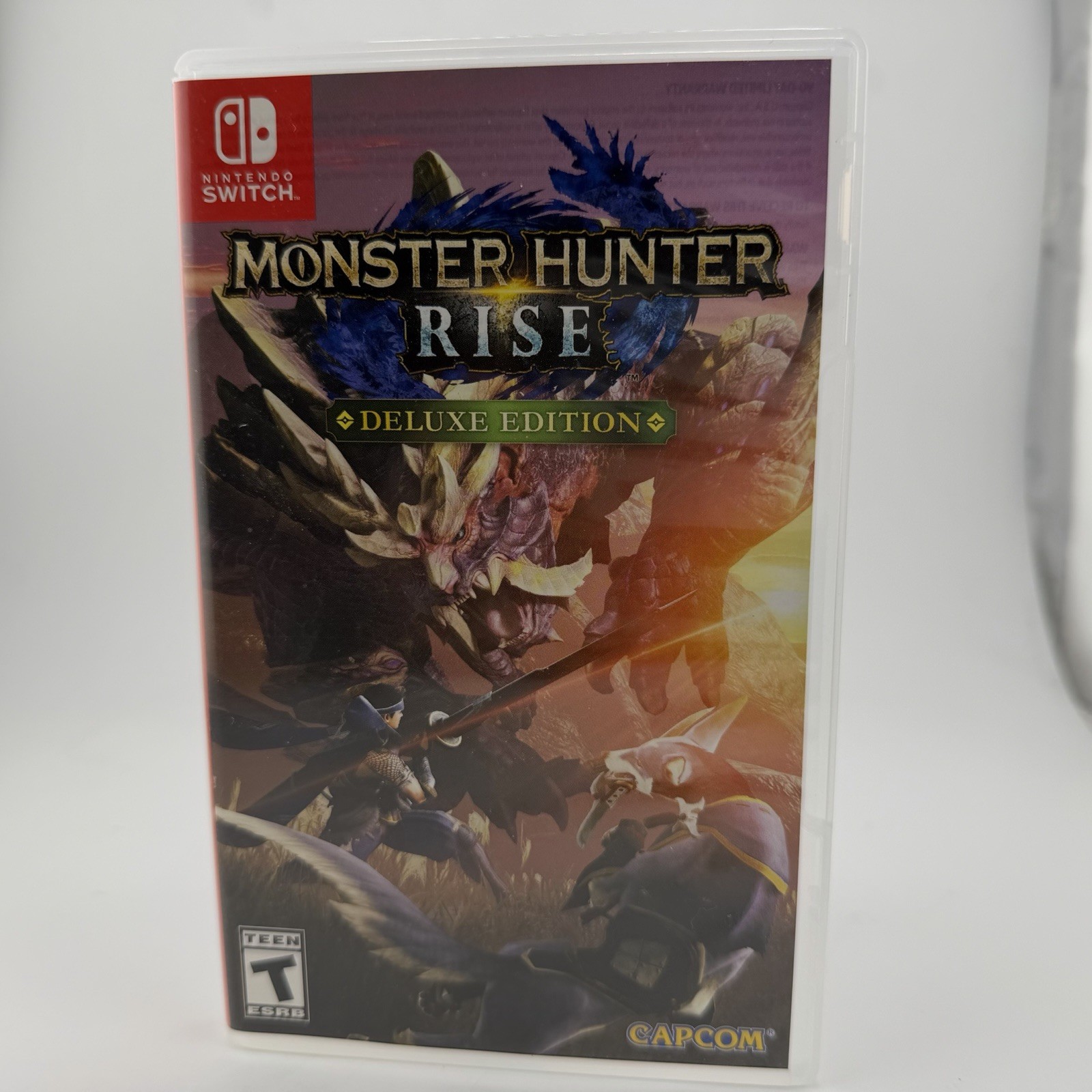 Capcom Monster Hunter Rise Deluxe Edition Nintendo Switch Multiplayer CIB READ