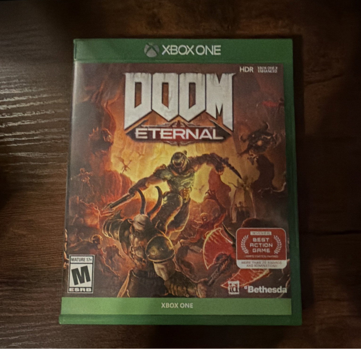 Bethesda DOOM Eternal Xbox One Shooter Action Adventure M Xbox One X Enhanced