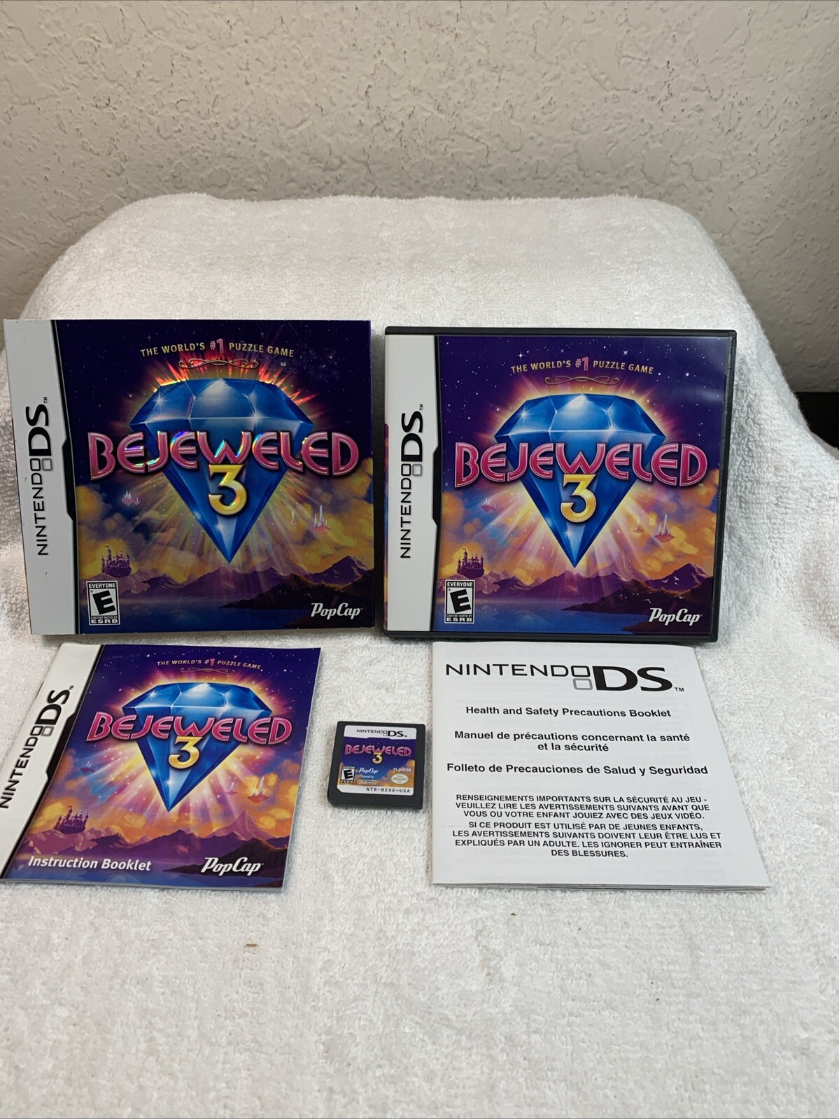 Bejeweled 3 Nintendo DS + Sleeve – Complete CIB VGC Tested More DS In Store