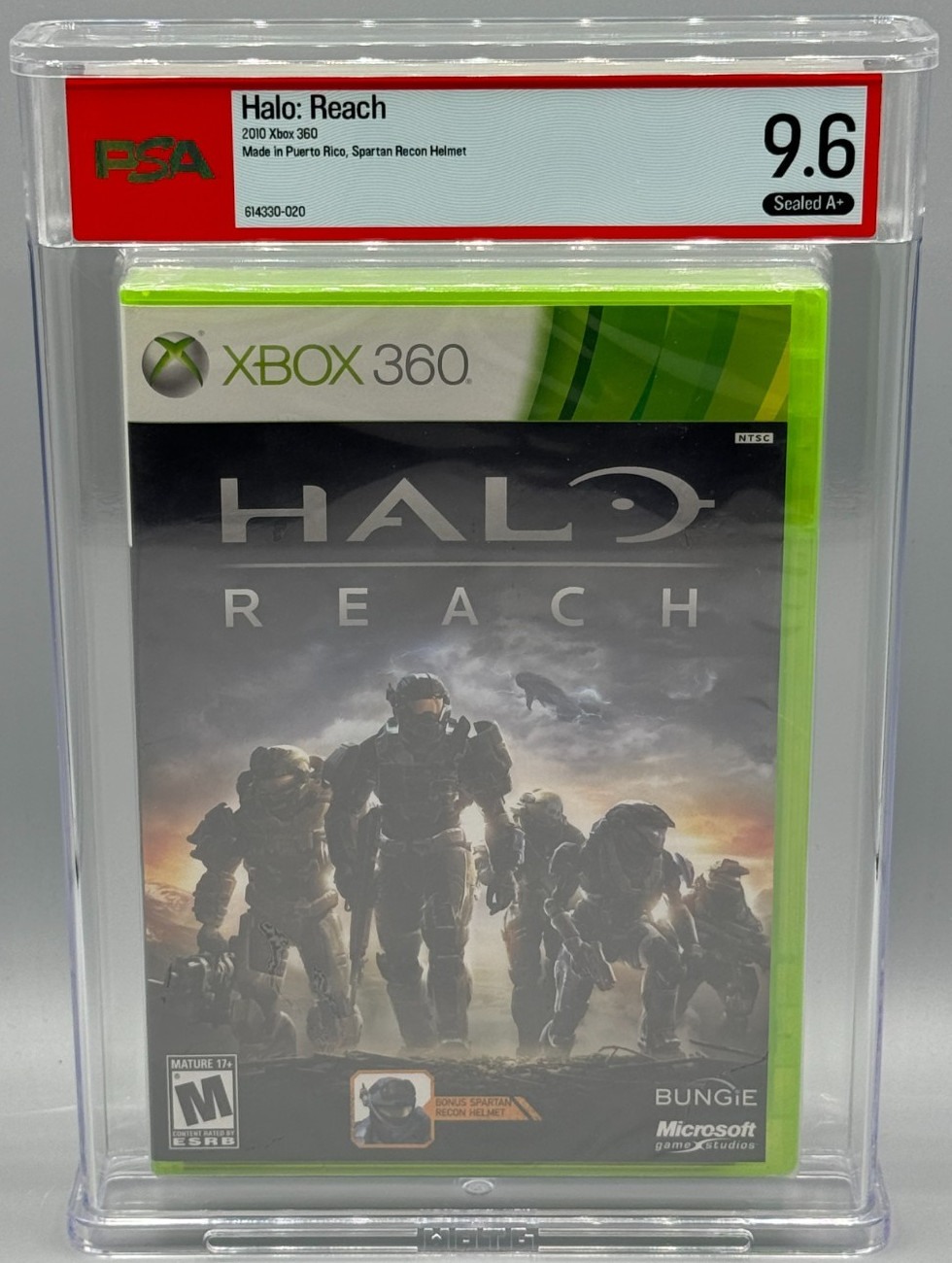Halo Reach Microsoft Xbox 360 Recon Helmet Sealed New PSA 9.6 A+ Graded Bungie