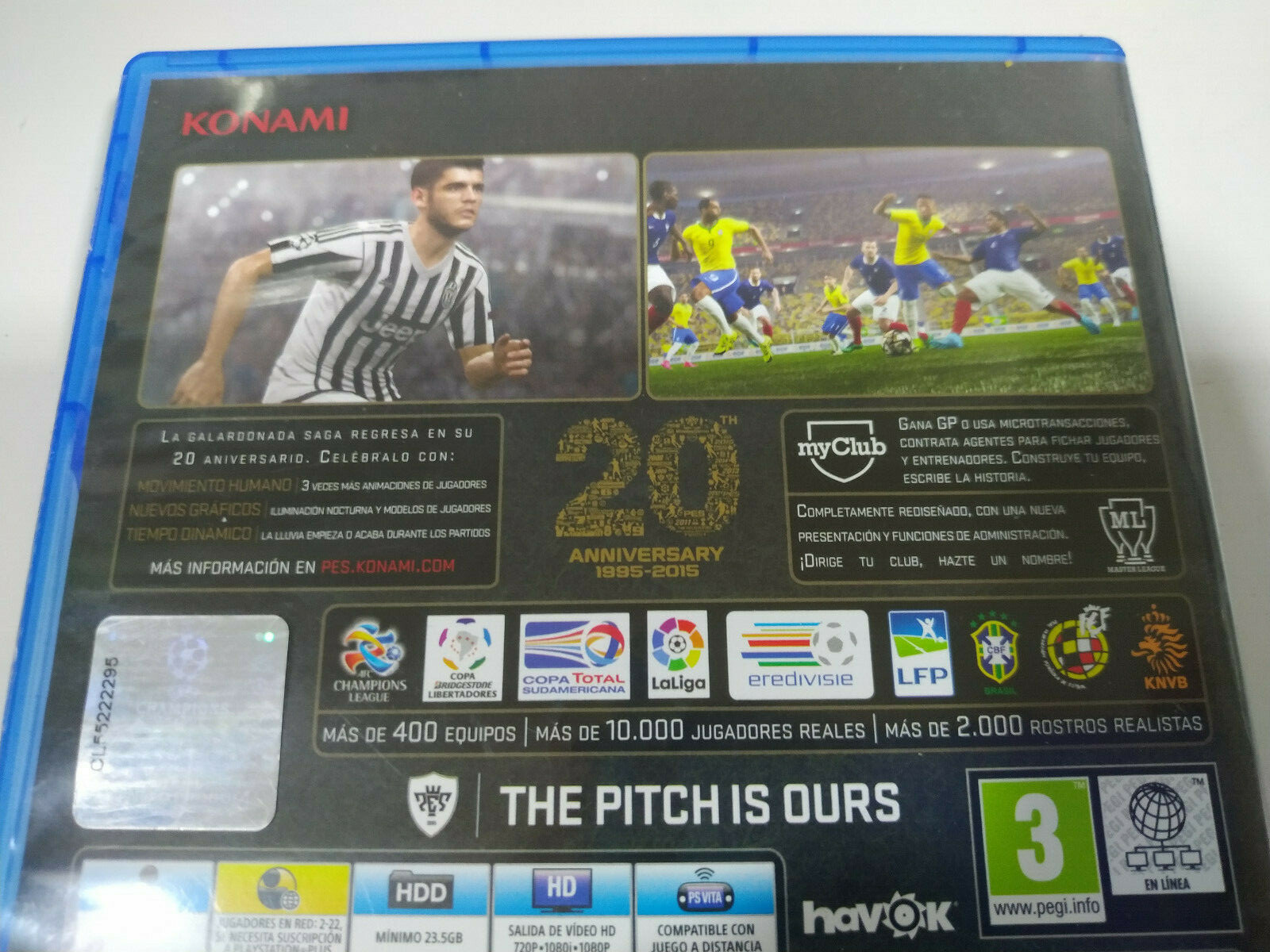 Pes 2016 Pro Evolution Soccer One Day Neymar Konami Game PS4 Spain Edition