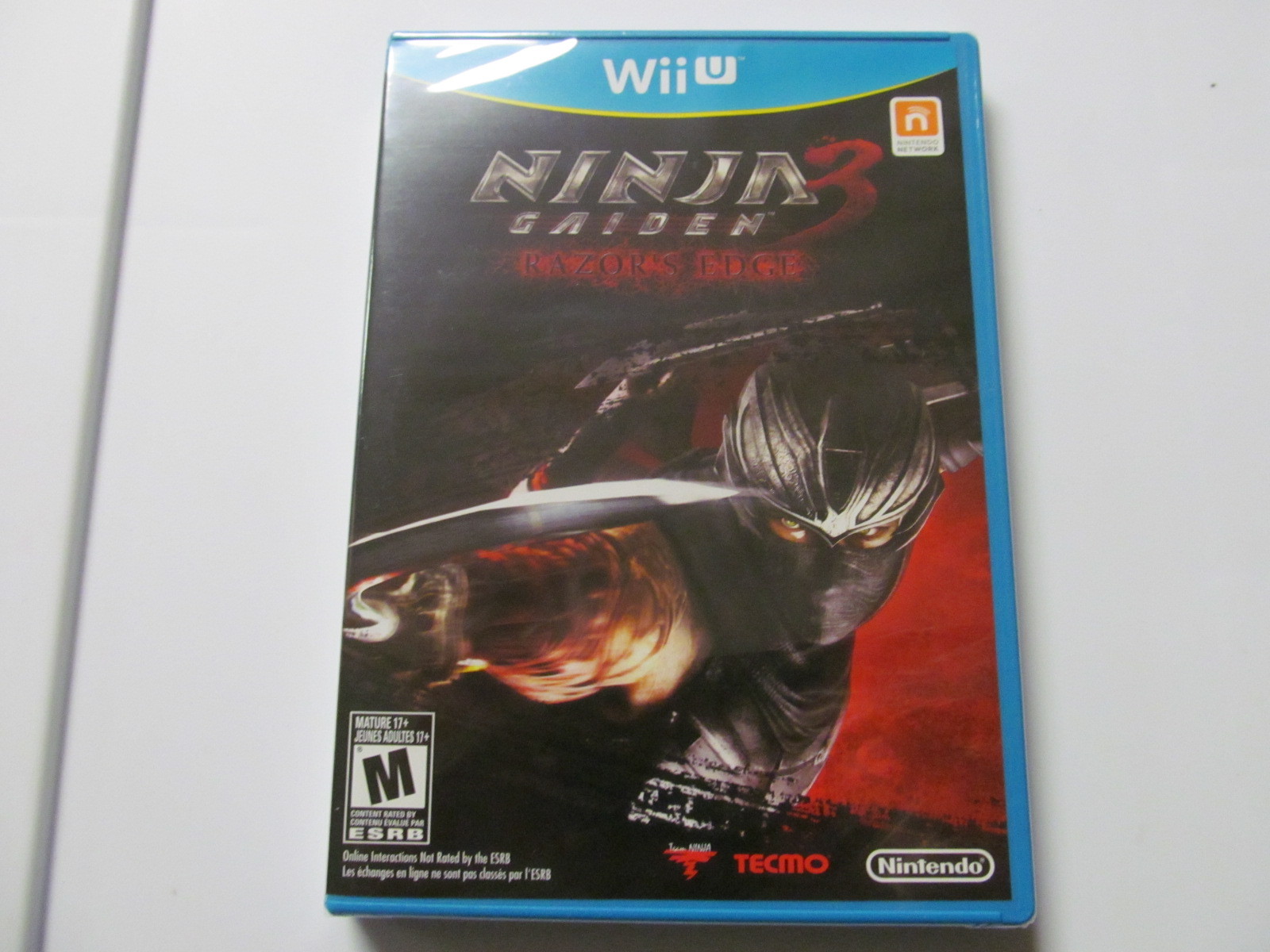 NINJA GAIDEN 3 RAZOR’S EDGE Nintendo Wii U game new sealed, global shipping