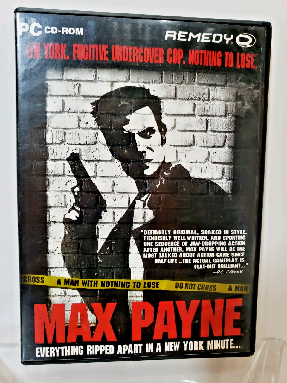 MAX PAYNE Remedy GodGames 2001 PC CD-ROM Mature Classic Game Tested Complete