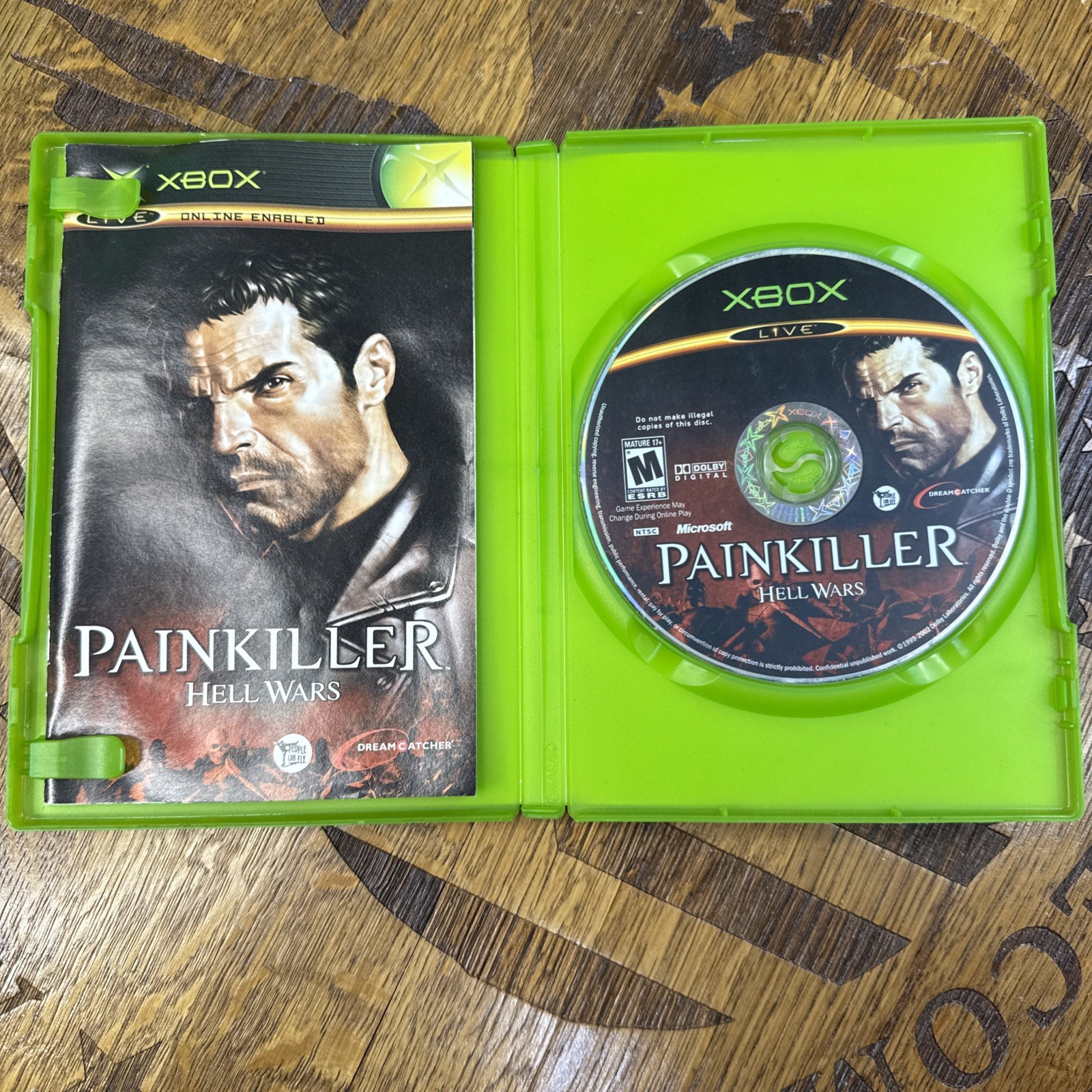Painkiller: Hell Wars (Microsoft Xbox, 2006) CIB Complete With Manual