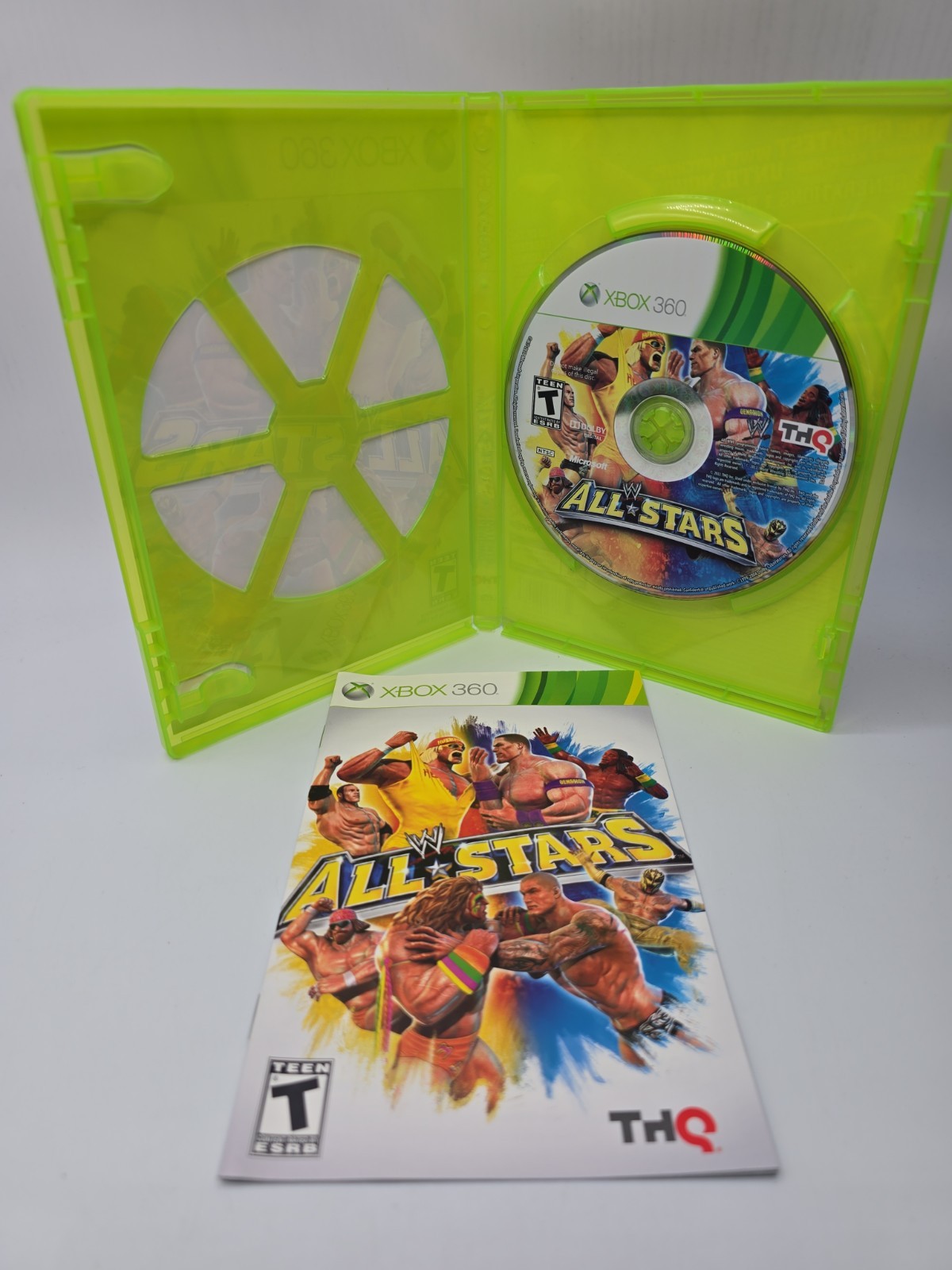 WWE All Stars (Microsoft Xbox 360, 2011) Complete CIB Tested & Working Disk Mint