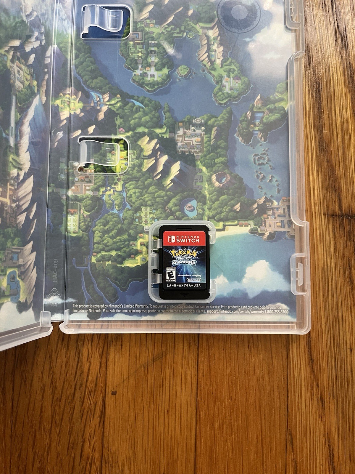 Pokémon Brilliant Diamond Nintendo Switch Working w/Case