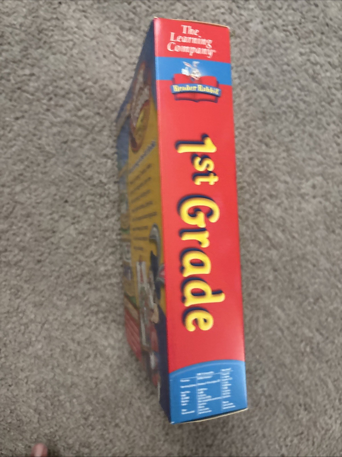Reader Rabbit 1st Grade Ages5-7 BIG BOX (2000) Rare Brand New Sealed (see Pics)