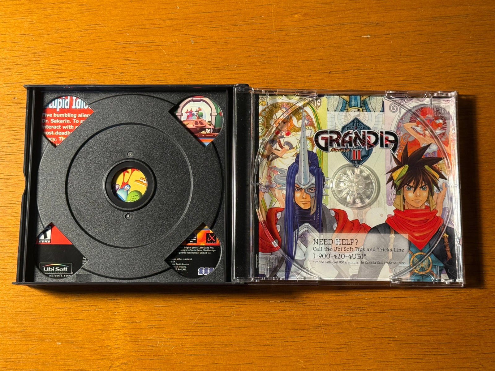 Grandia II (Sega Dreamcast, 2000) TESTED W/ MANUAL **NO SOUNDTRACK**