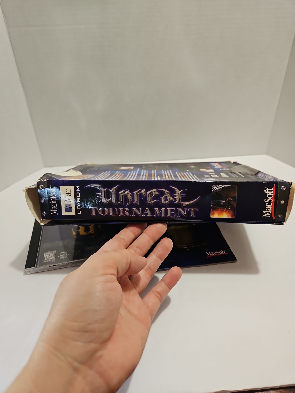 Unreal Tournament PC CD-ROM Big Box Vintage FPS Epic Games / GT Interactive 1999