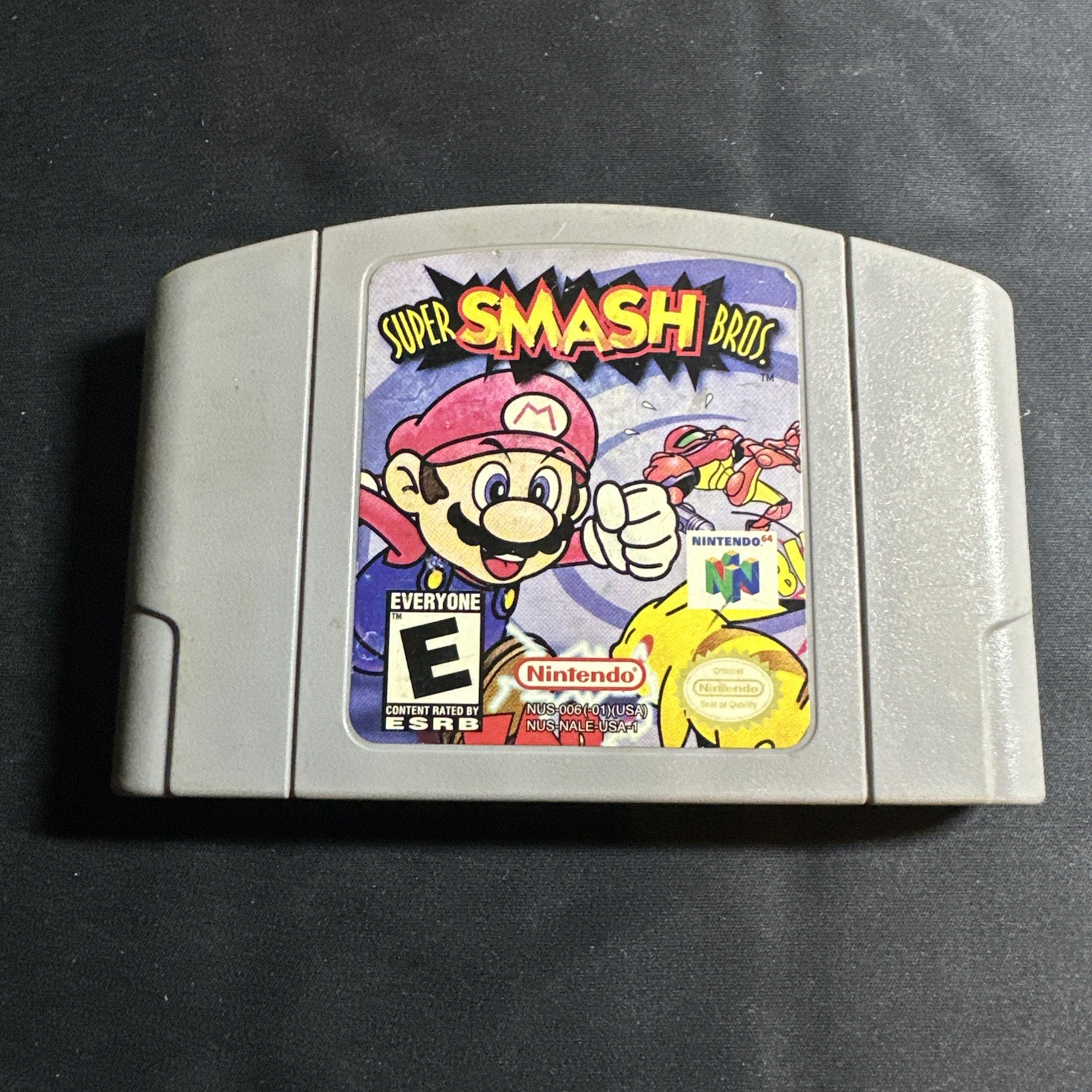 Super Smash Bros (Nintendo 64, 1999) – Authentic Cartridge Only