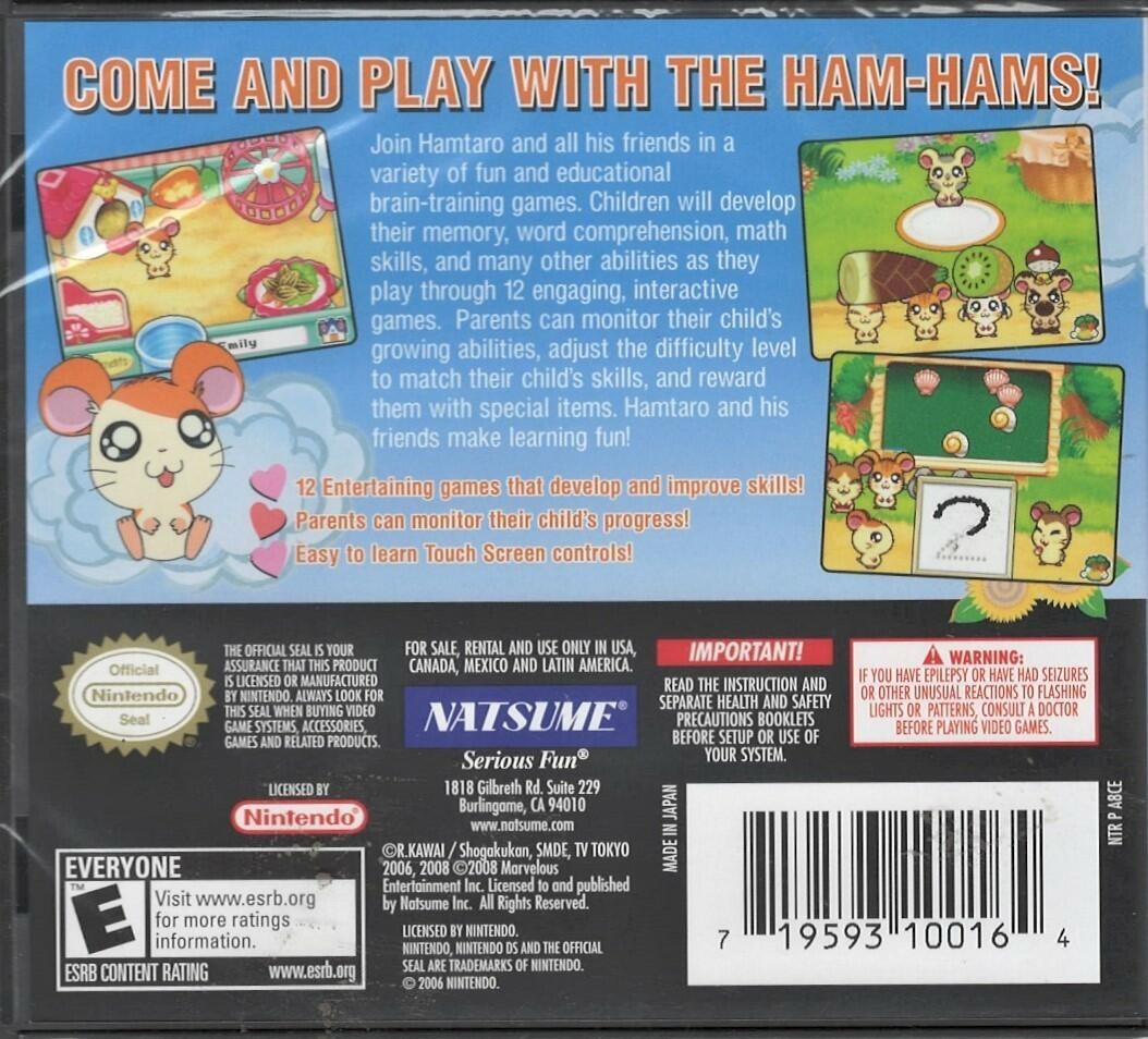 Hi! Hamtaro: Ham-Ham Challenge – Nintendo DS