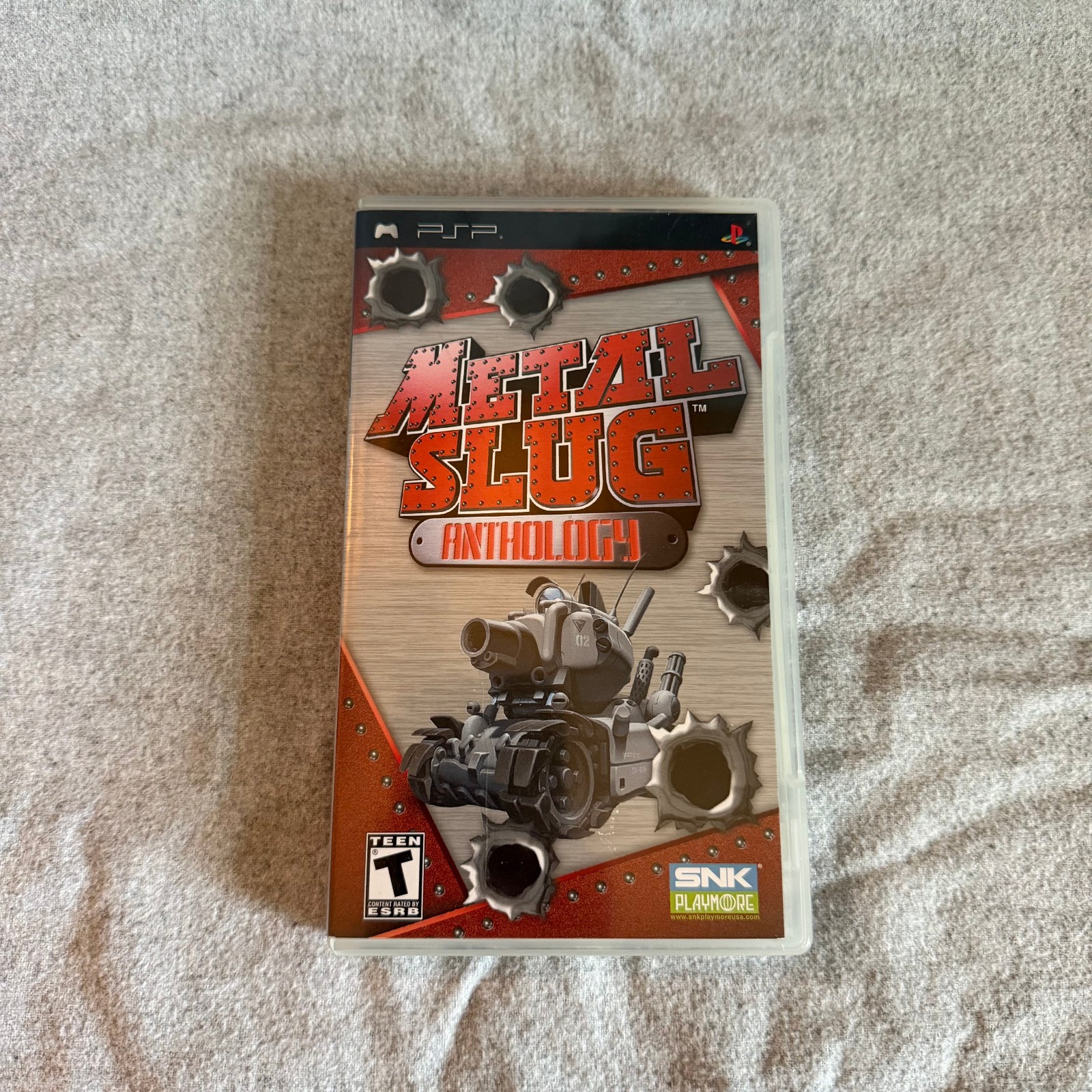 Metal Slug Anthology PSP 2007 CIB Black Label 2007 TESTED