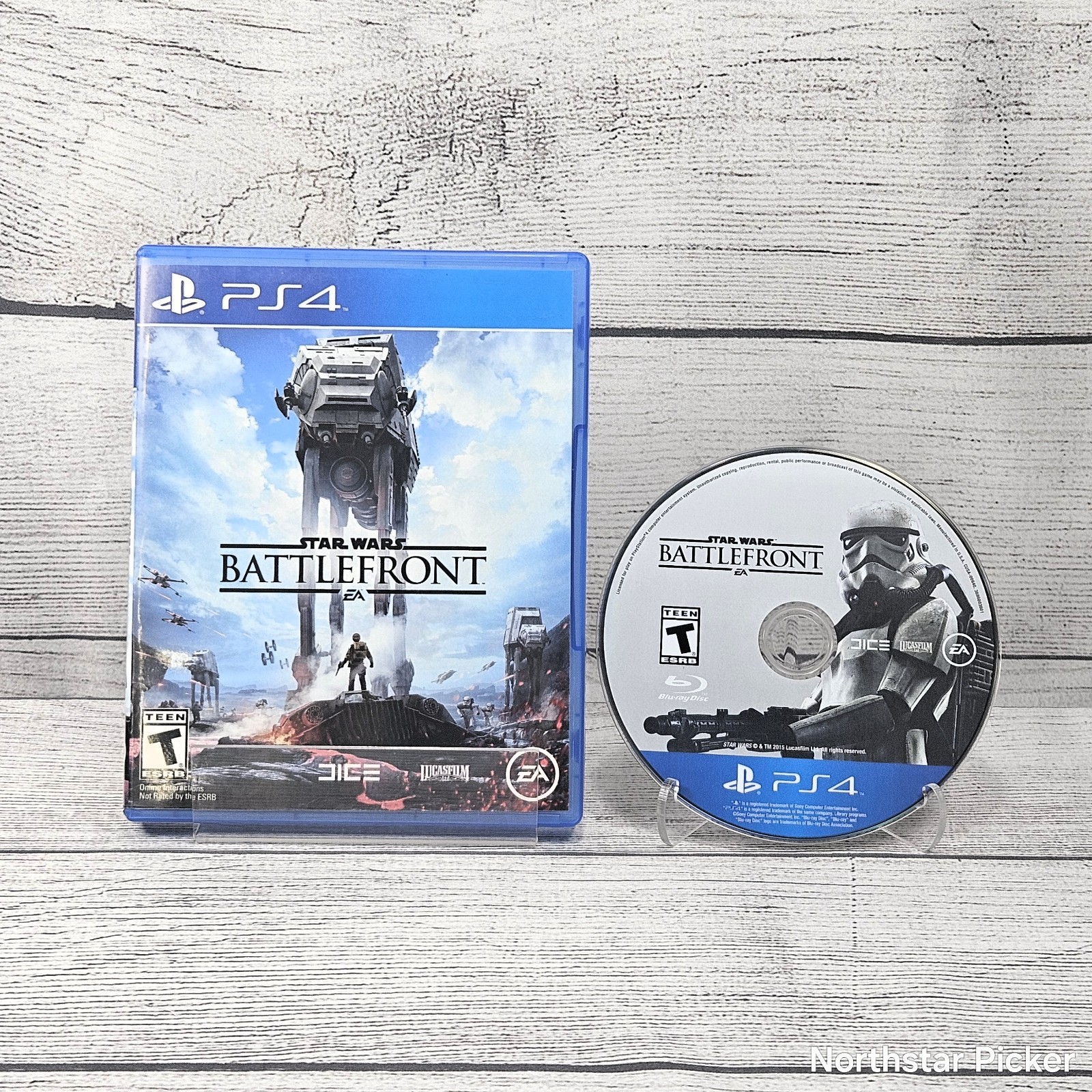 Star Wars Battlefront (Playstation 4, 2015) Case, Cover & Disc | Tested