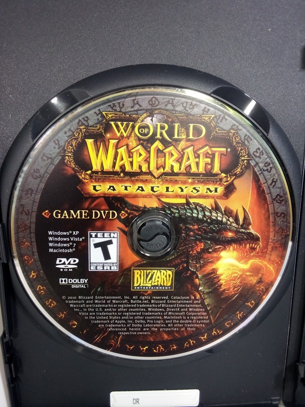 World of Warcraft: Cataclysm (Windows XP/Vista/7/MAC)Game Disc Only!!!
